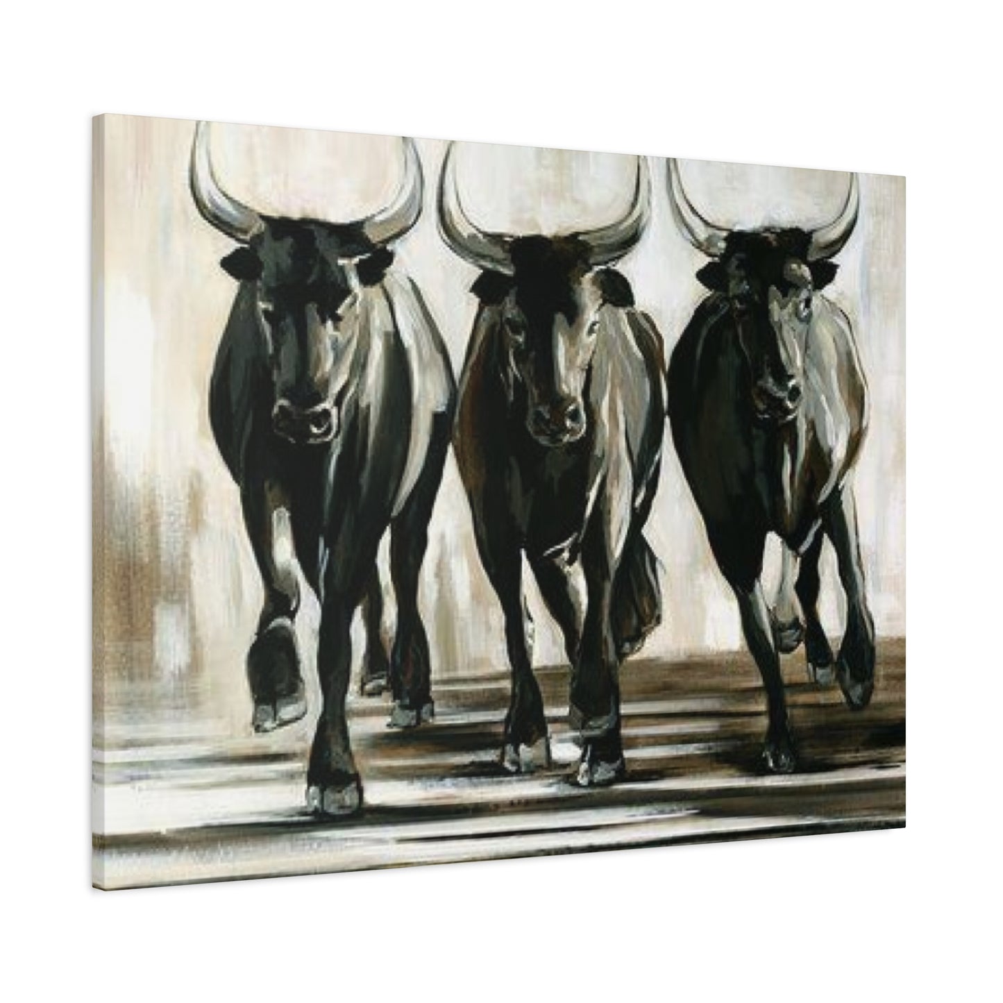 Three Bull Man Cave Decor Wall Art & Canvas Prints