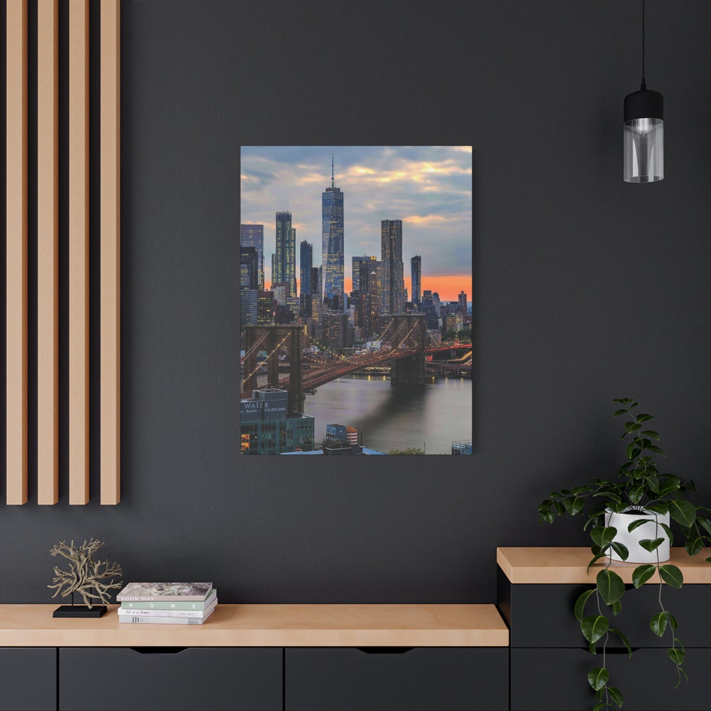 Cloudy NYC Skyline Wall Art & Canvas Prints