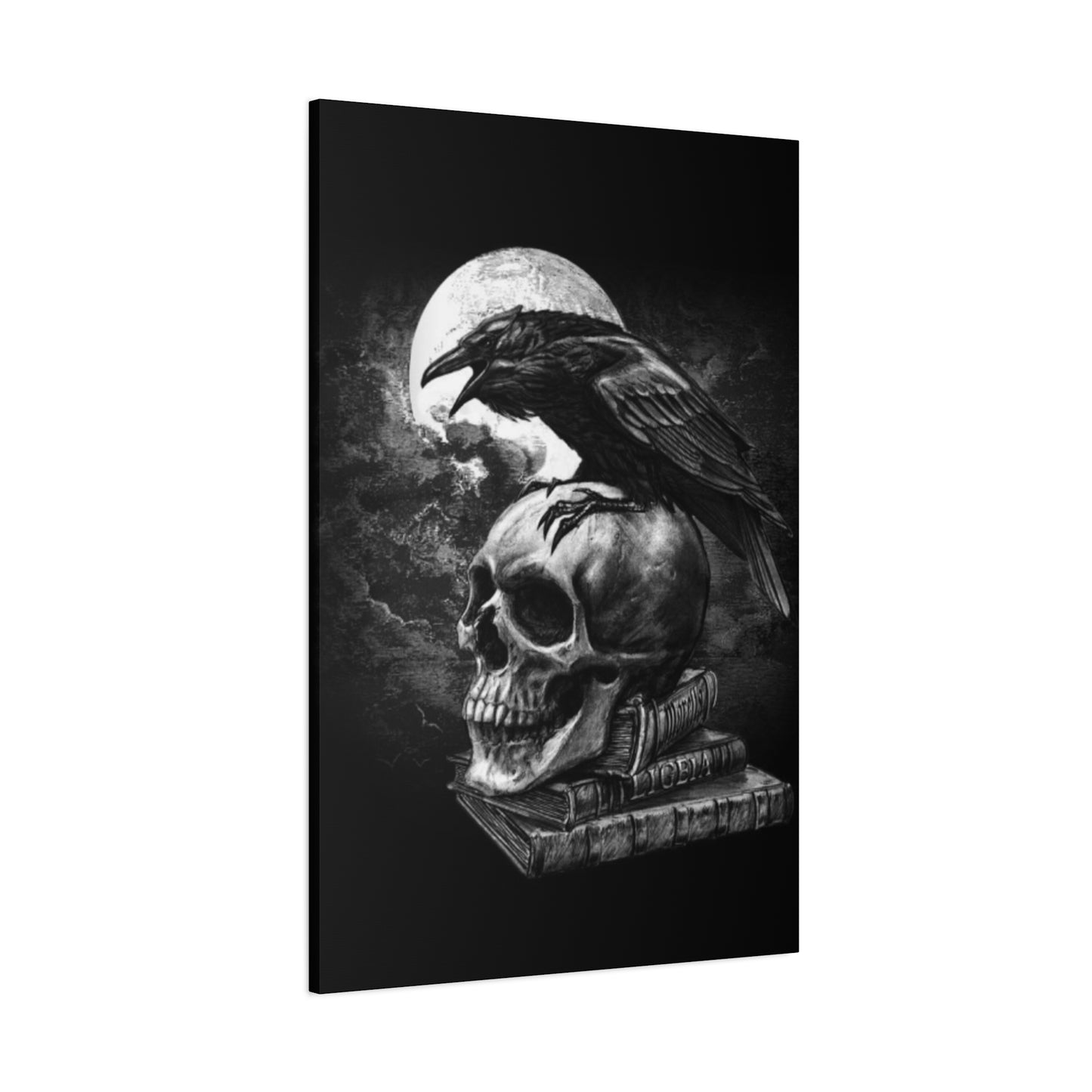 Scary Crow Skull Wall Art & Canvas Prints