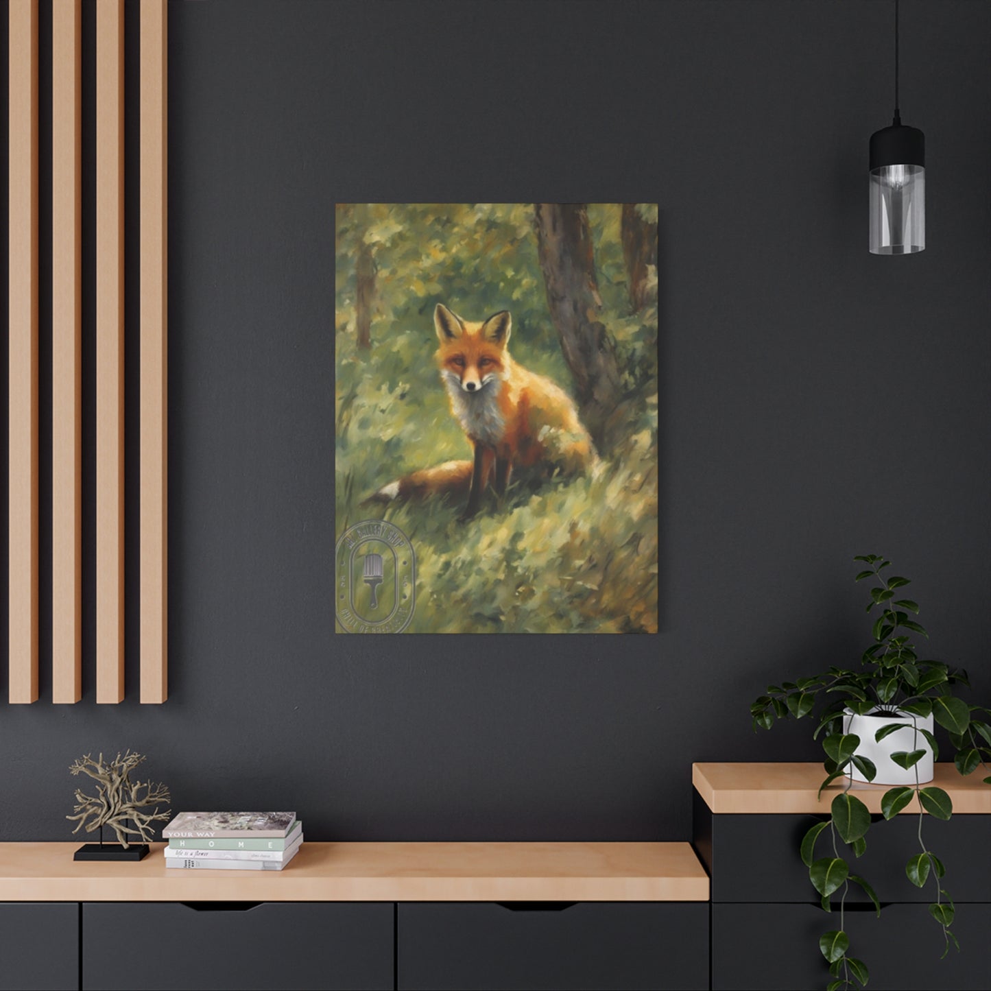 The Abstract Red Fox Portrait Wall Art & Canvas Prints