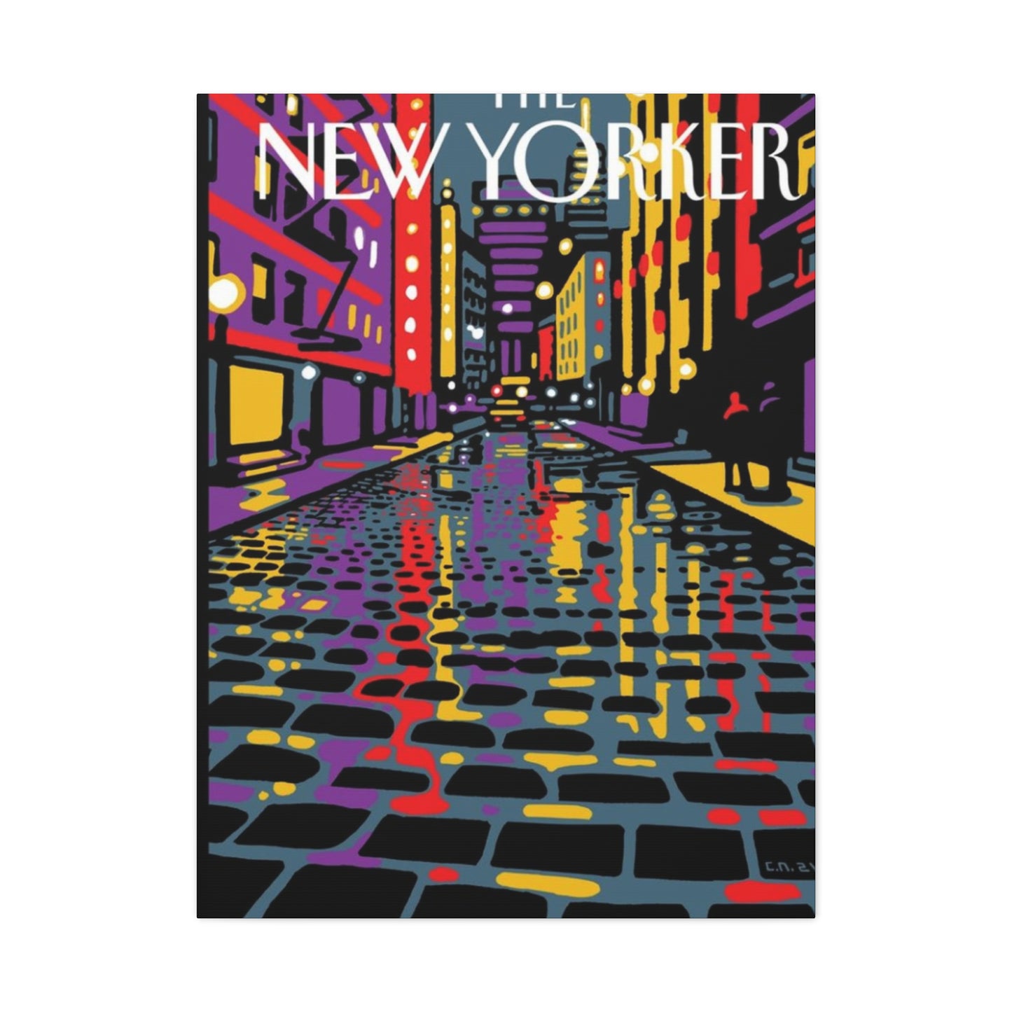 New Yorker Streets In New York City Wall Art & Canvas Prints