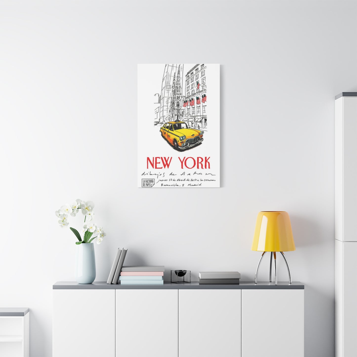 Yellow Taxi Of New York City Wall Art & Canvas Prints