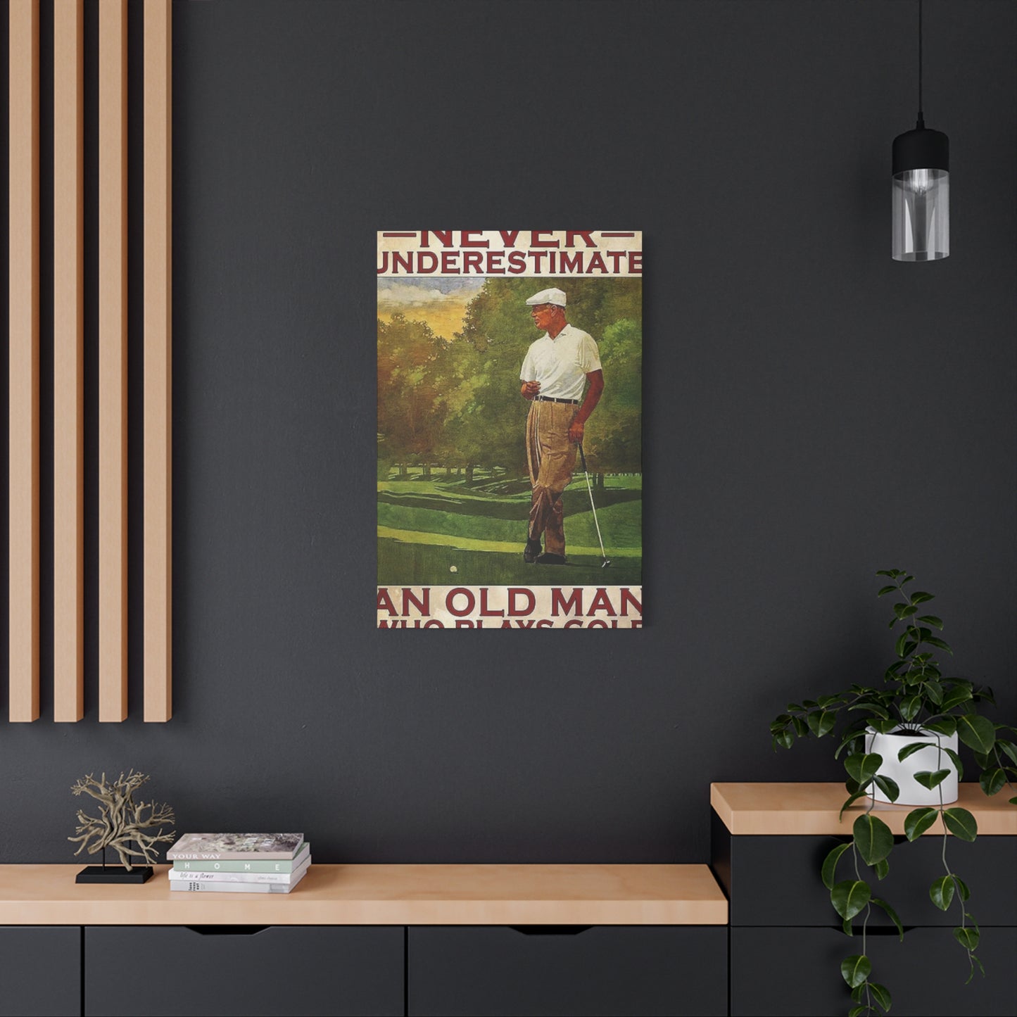 Golf Poster Man Cave Decor Wall Art & Canvas Prints