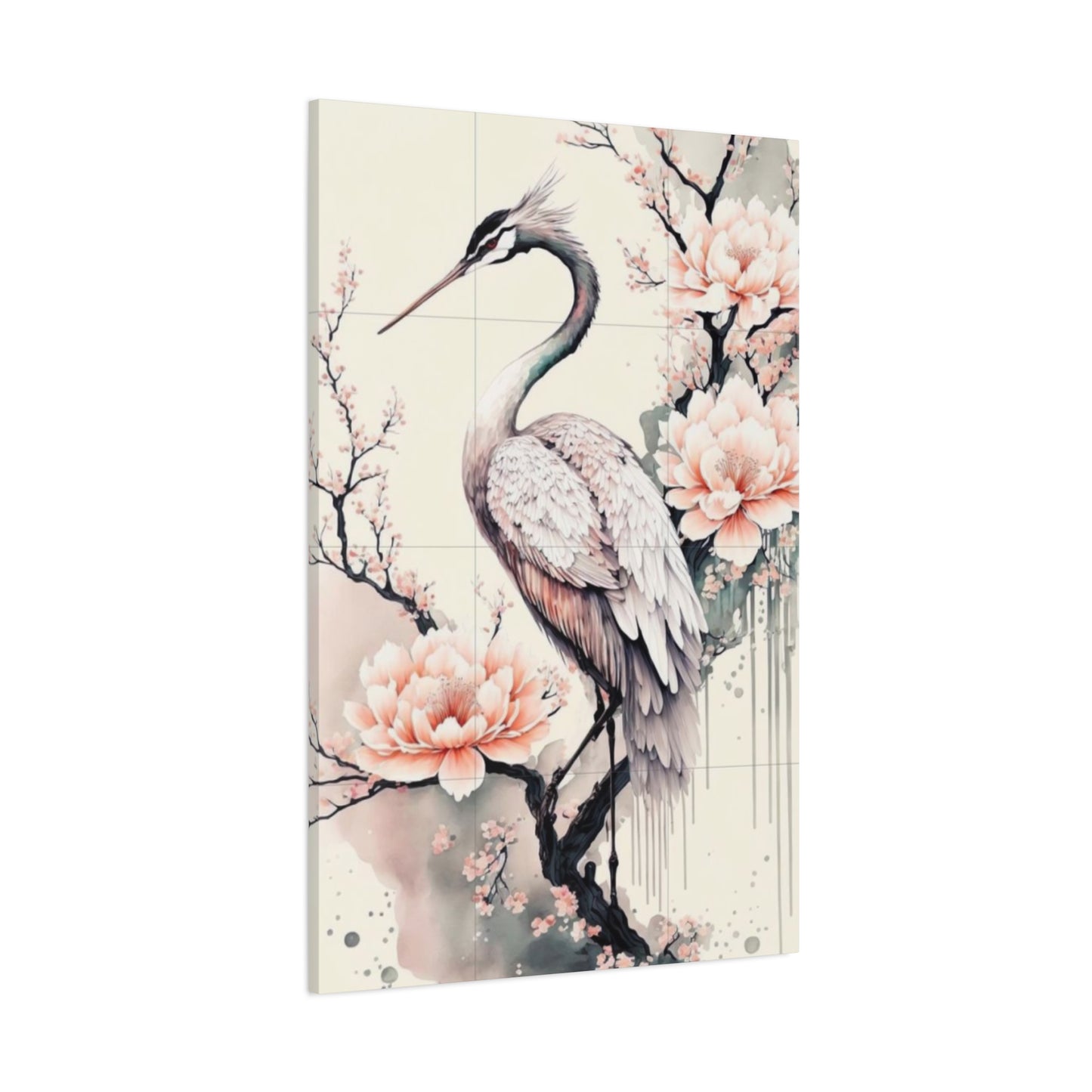 Pink Heron Wall Art & Canvas Prints