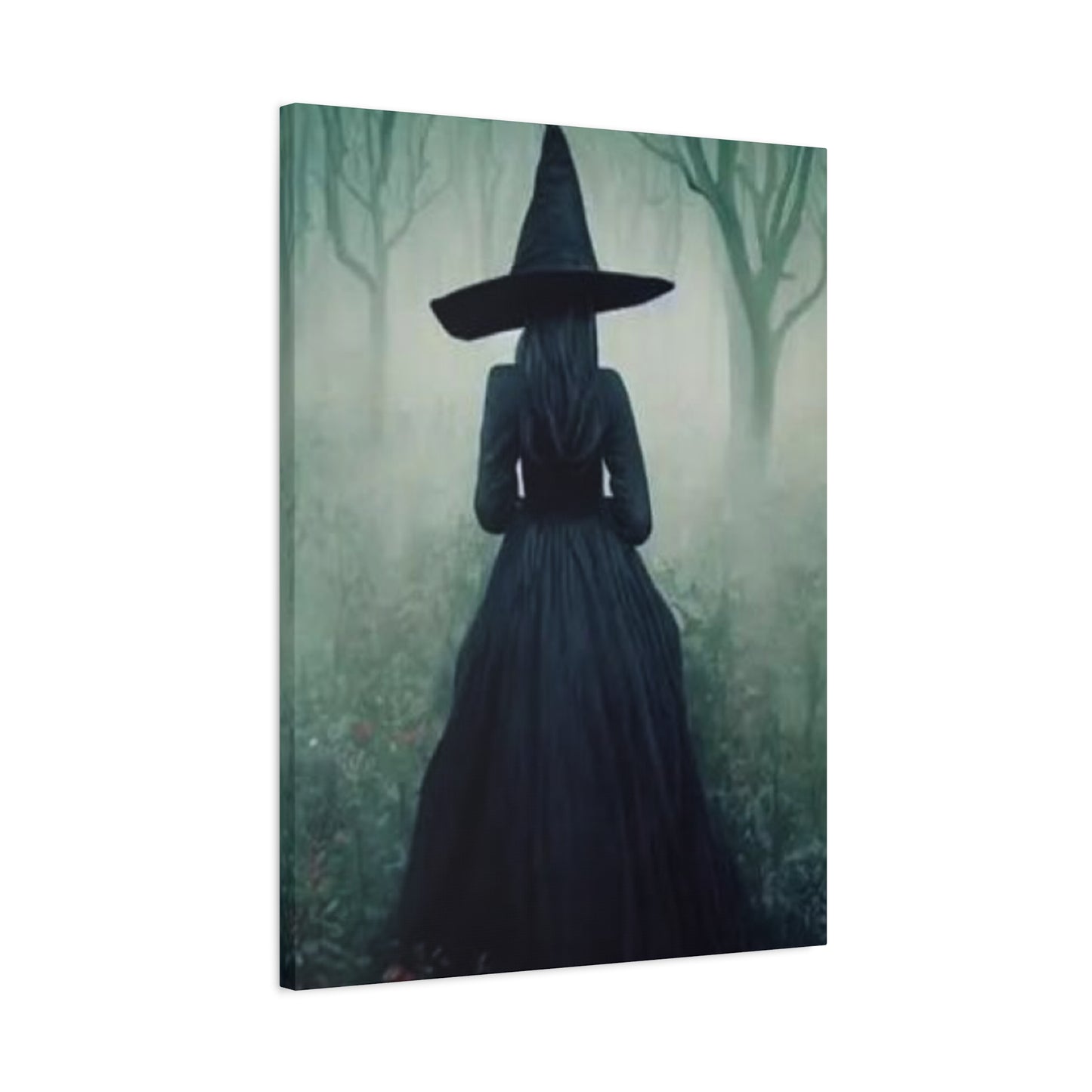 Halloween Witch Painting Wall Art & Canvas Prints