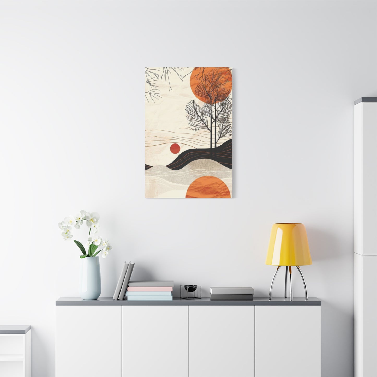 Minimalist Art Nouveau Landscape Modernism Wall Art & Canvas Prints