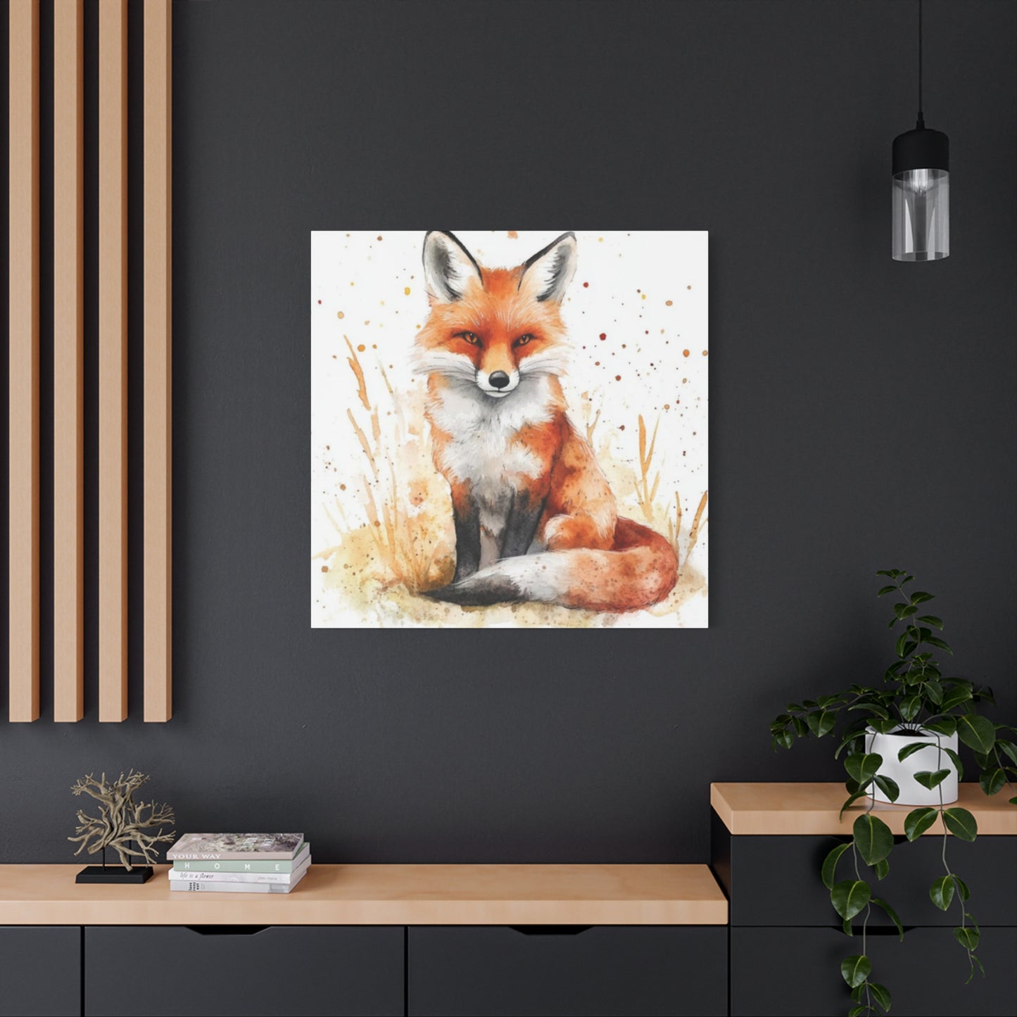 Little Baby Fox Wall Art & Canvas Prints