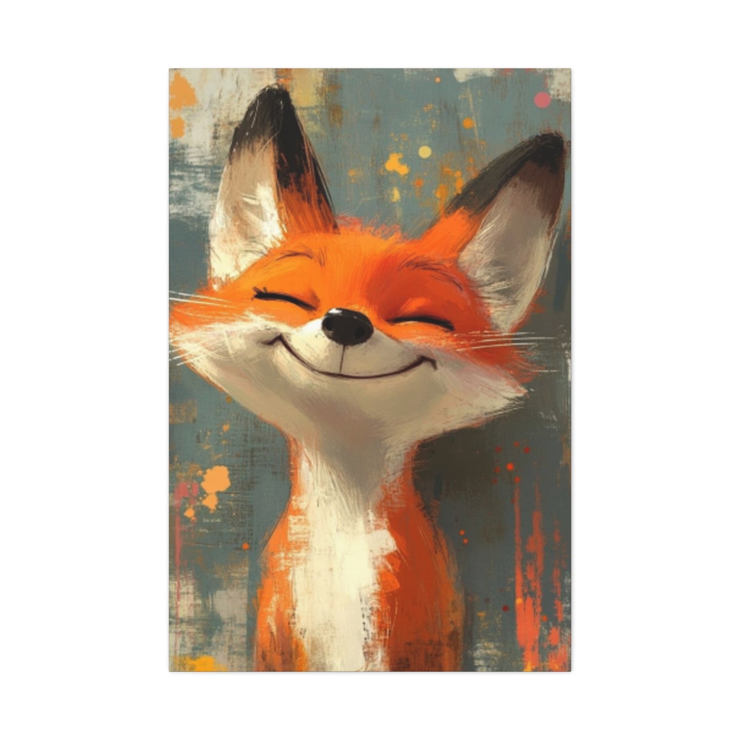 Portrait of a Cute Fox Wall Art & Canvas Prints