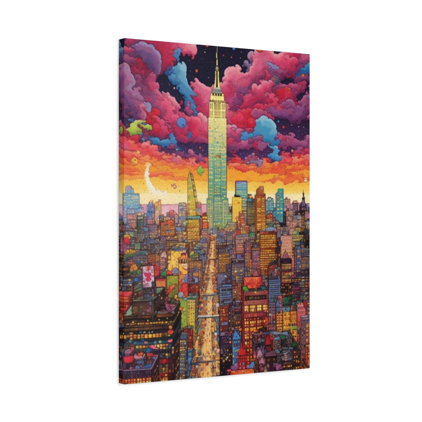 Empire State Building  Poster in New York City Wall Art & Canvas Prints