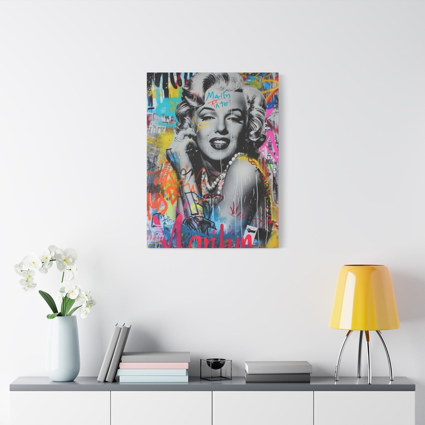 Marilyn Monroe Abstract Drawing Wall Art & Canvas Prints