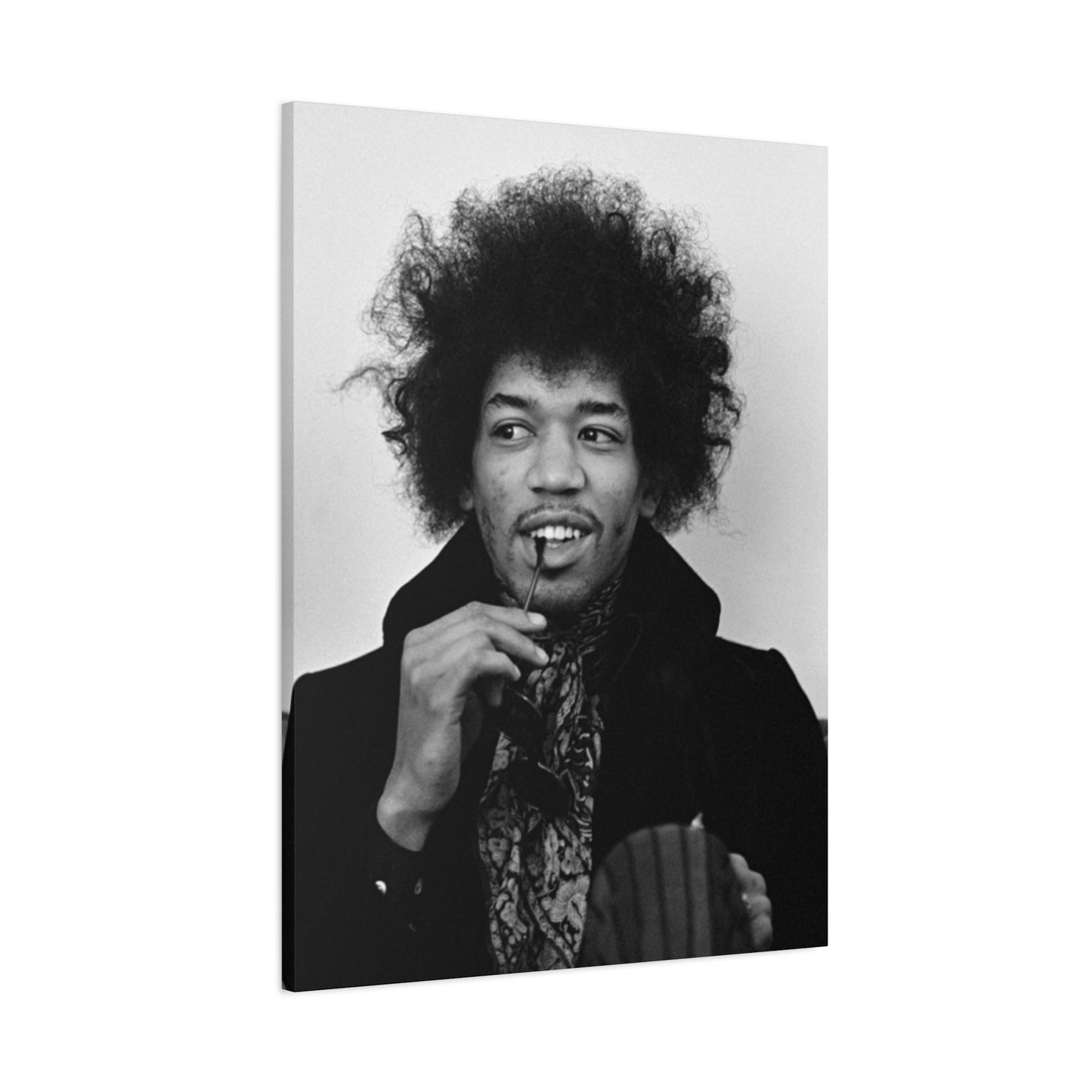 Monochrome Jimi Hendrix Poster Wall Art & Canvas Prints