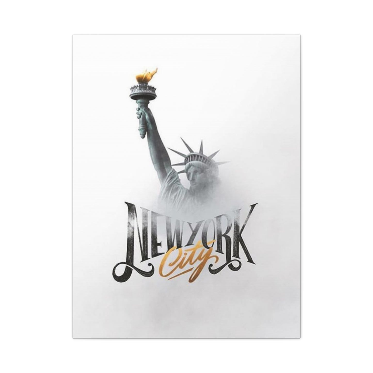 Statue Of Liberty Poster New York City Skyline Wall Art & Canvas Prints