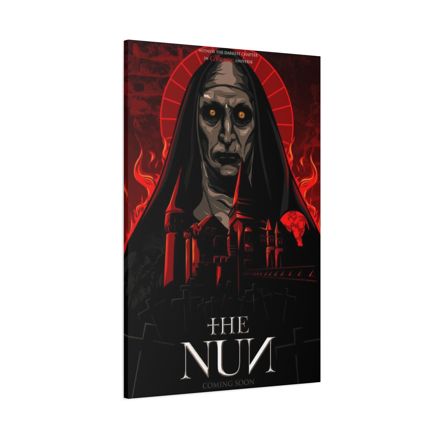 The Nun Horror Movie Poster Wall Art & Canvas Prints