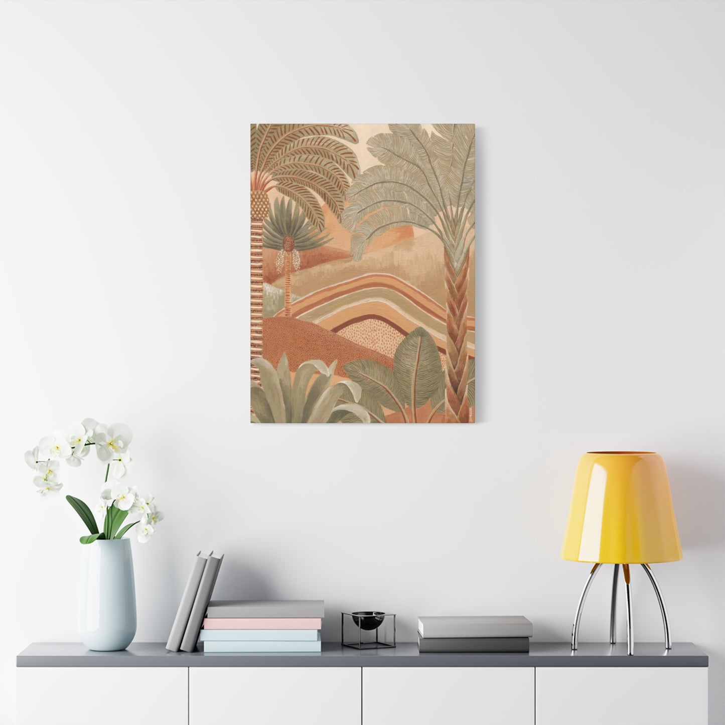 Brown & Green Palm Tree Wall Art & Canvas Prints