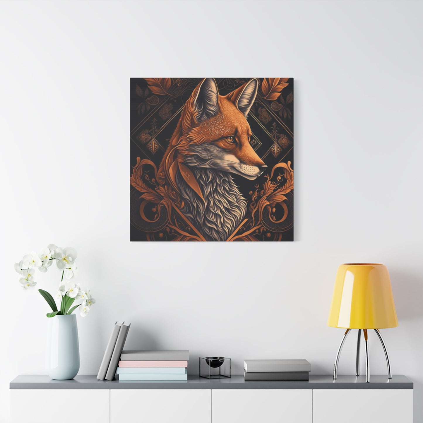 Fox Closeup Abstract Wall Art & Canvas Prints