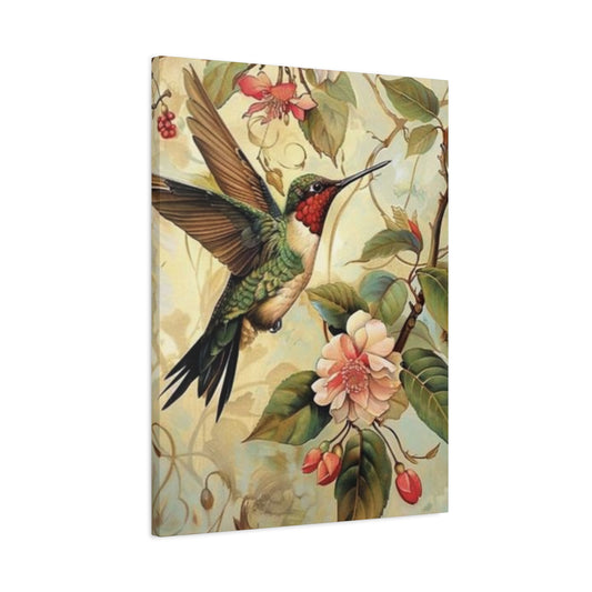 Beautiful Humming Bird Painting Wall Art & Canvas Prints