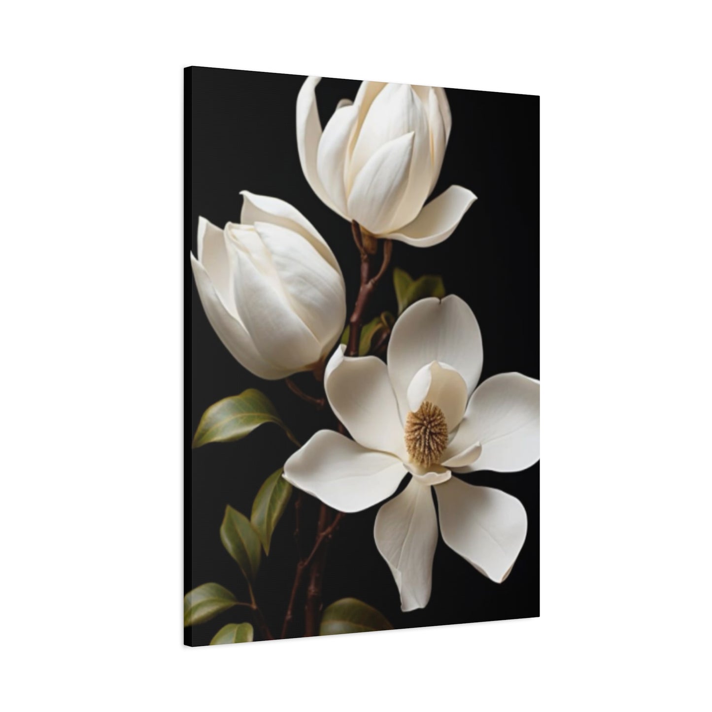 Magnolia Flower Family Painting Wall Art & Canvas Prints