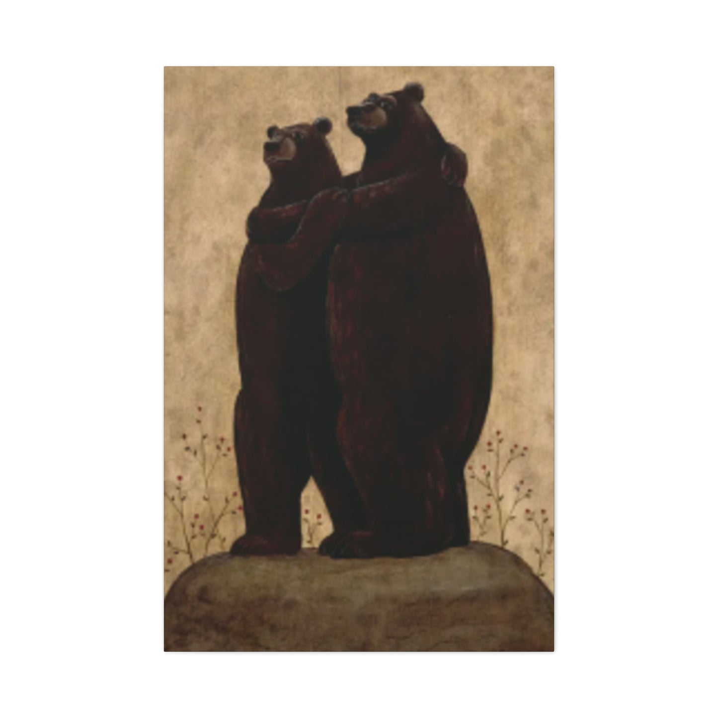 Grizzly Bear Couple Kimble Warren Wall Art & Canvas Prints