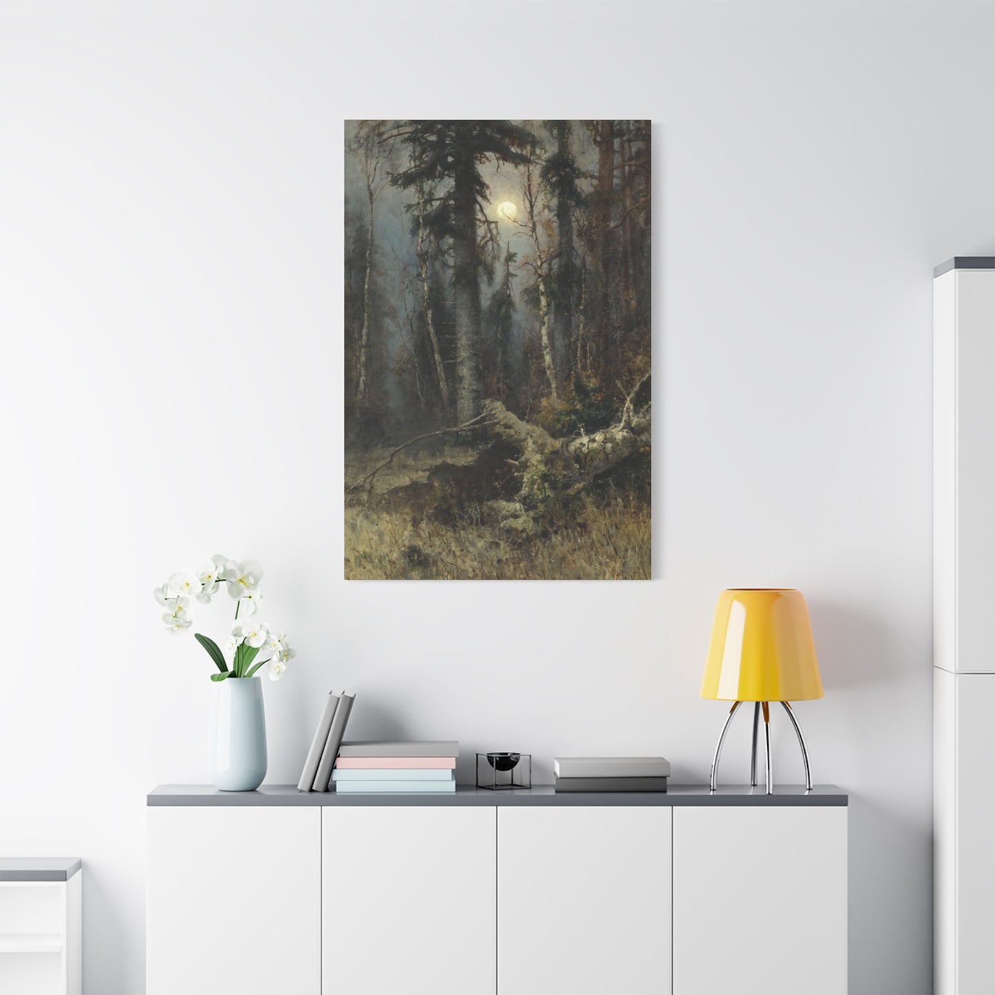 Full Moon Forest Wall Art & Canvas Prints