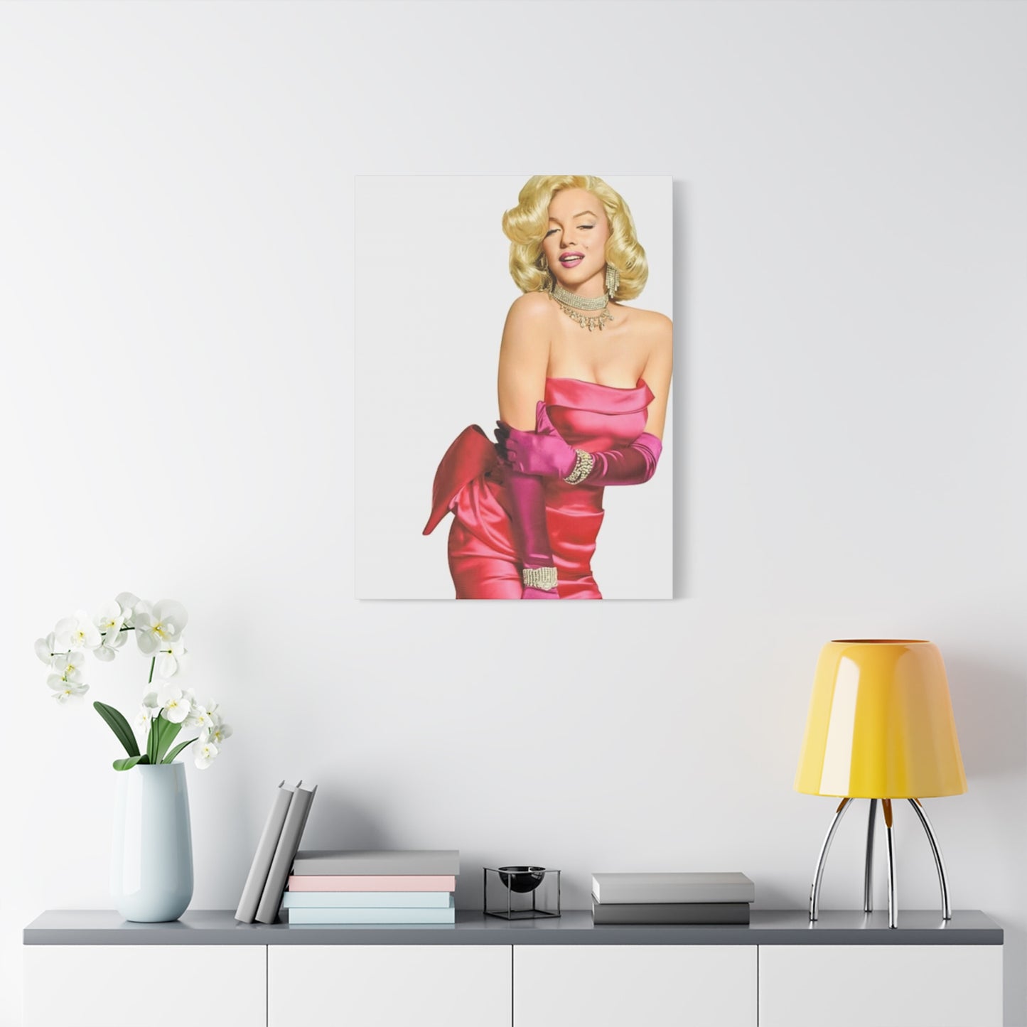 Beautiful Dress Of Marilyn Monroe Wall Art & Canvas Prints