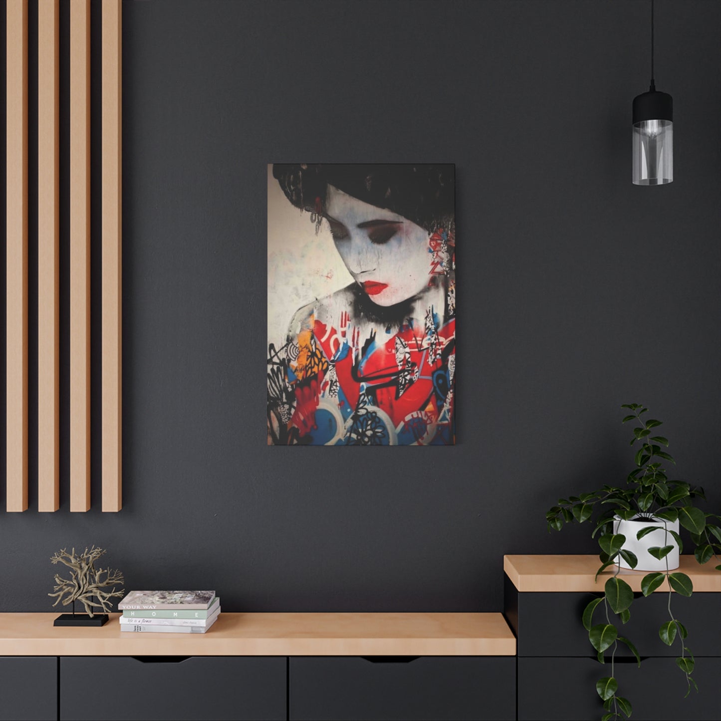 Women Face Abstract Modernism Wall Art & Canvas Prints