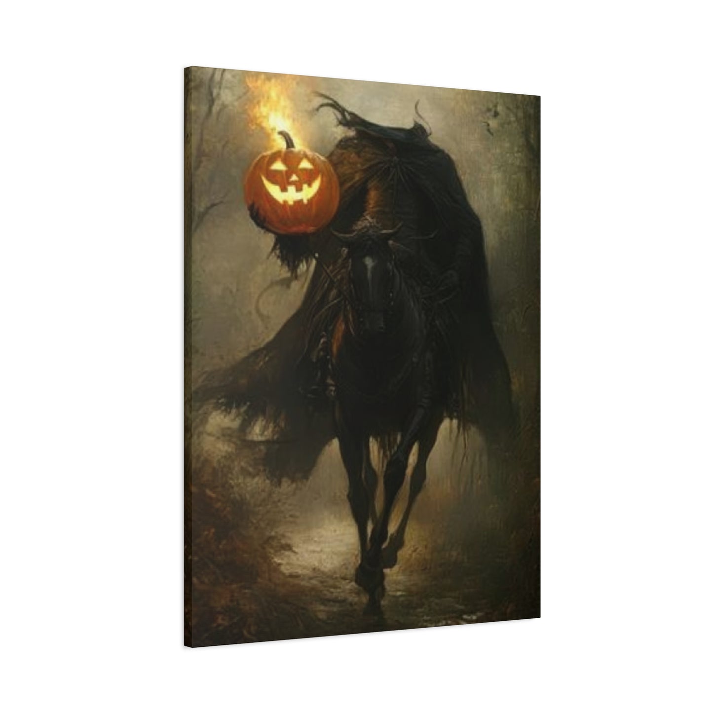 Halloween Horse Rider Wall Art & Canvas Prints