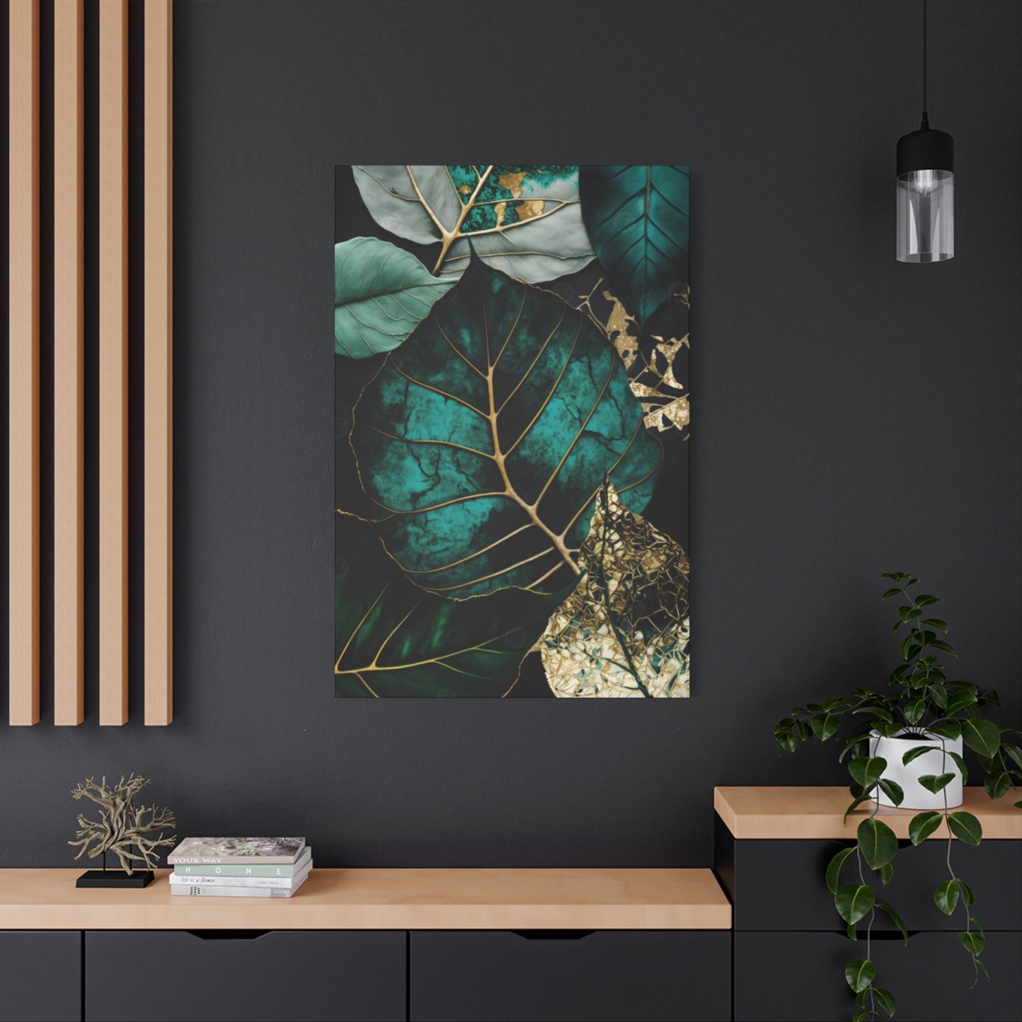 Golden Leaf Wall Art & Canvas Prints