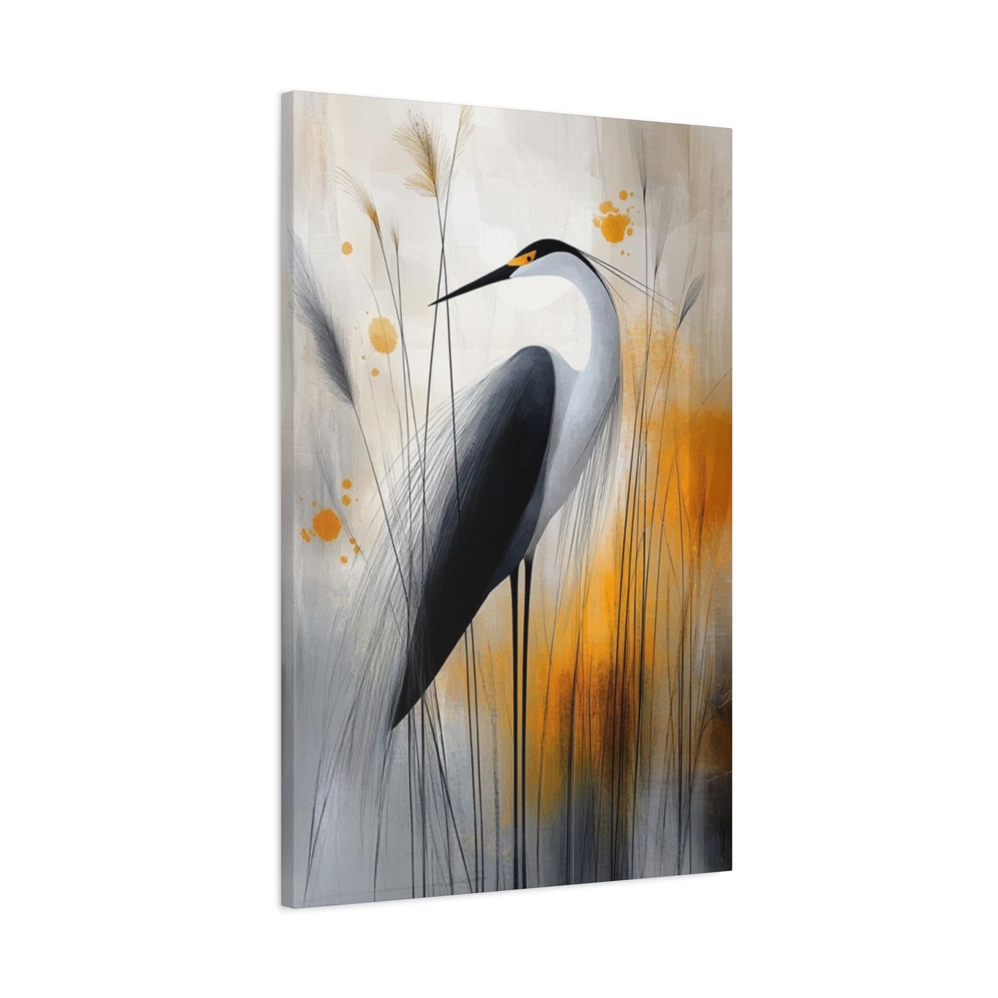 Beautiful Herons Drawing Wall Art & Canvas Prints