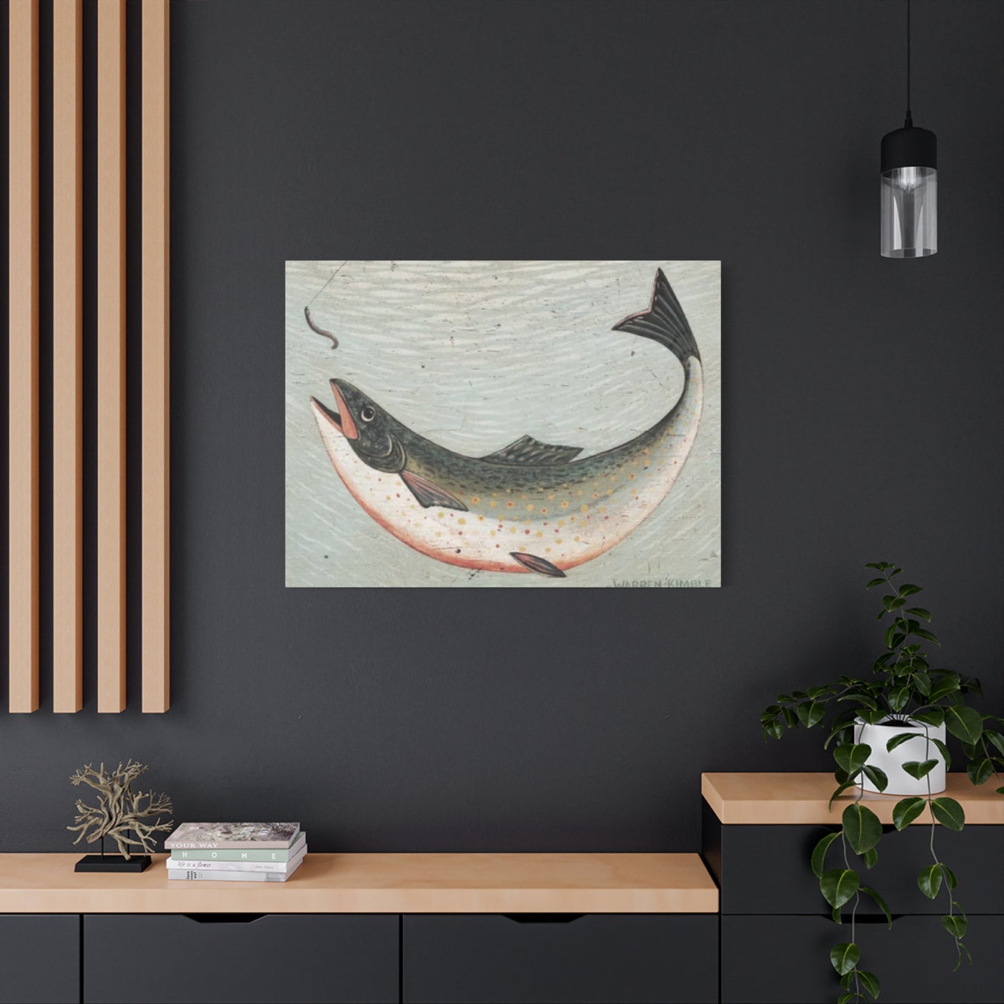 Fishing Kimble Warren Wall Art & Canvas Prints