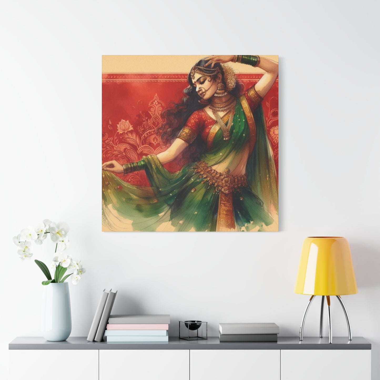 Indian Women Dancing Wall Art & Canvas Prints