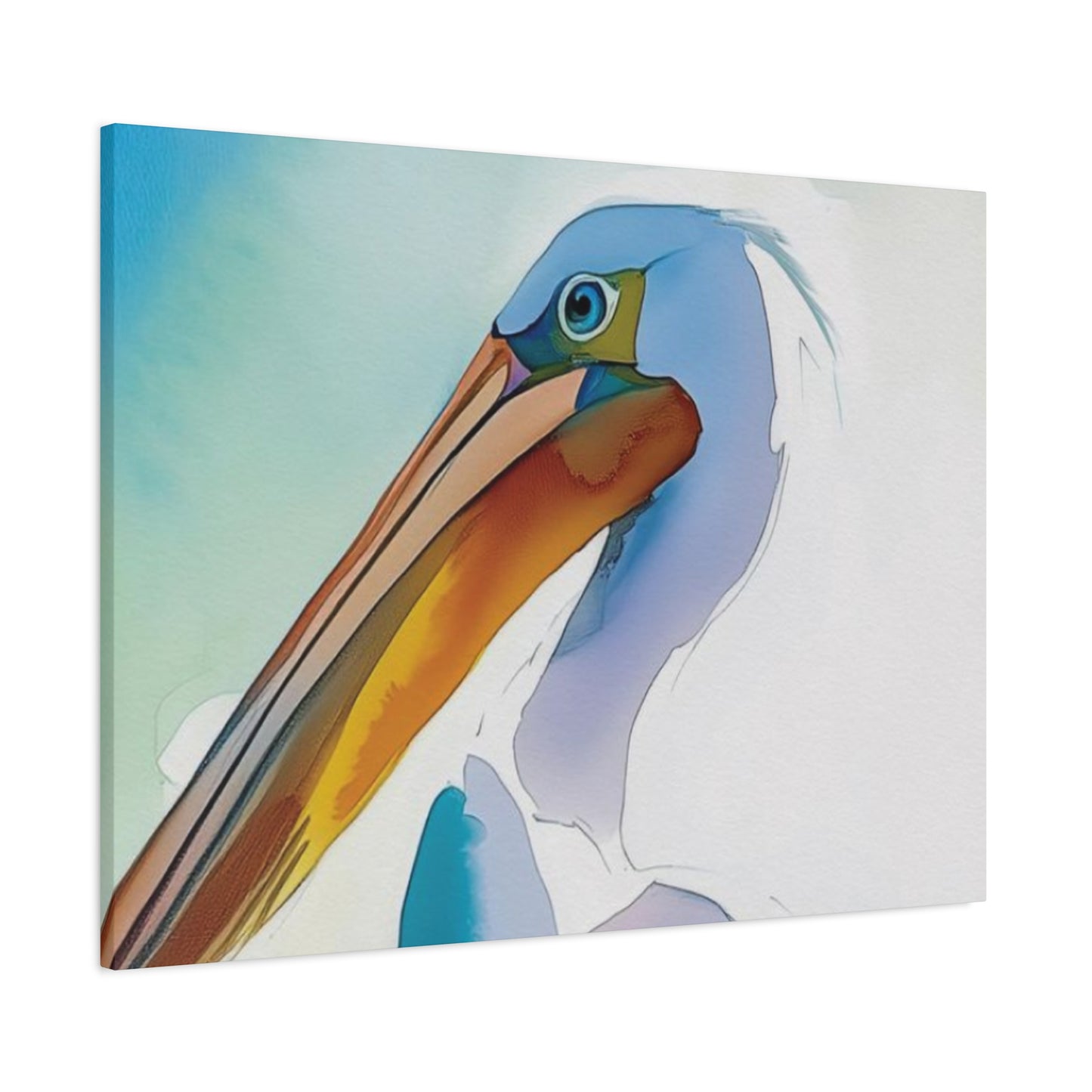 Pelican Colorful Painting Wall Art & Canvas Prints