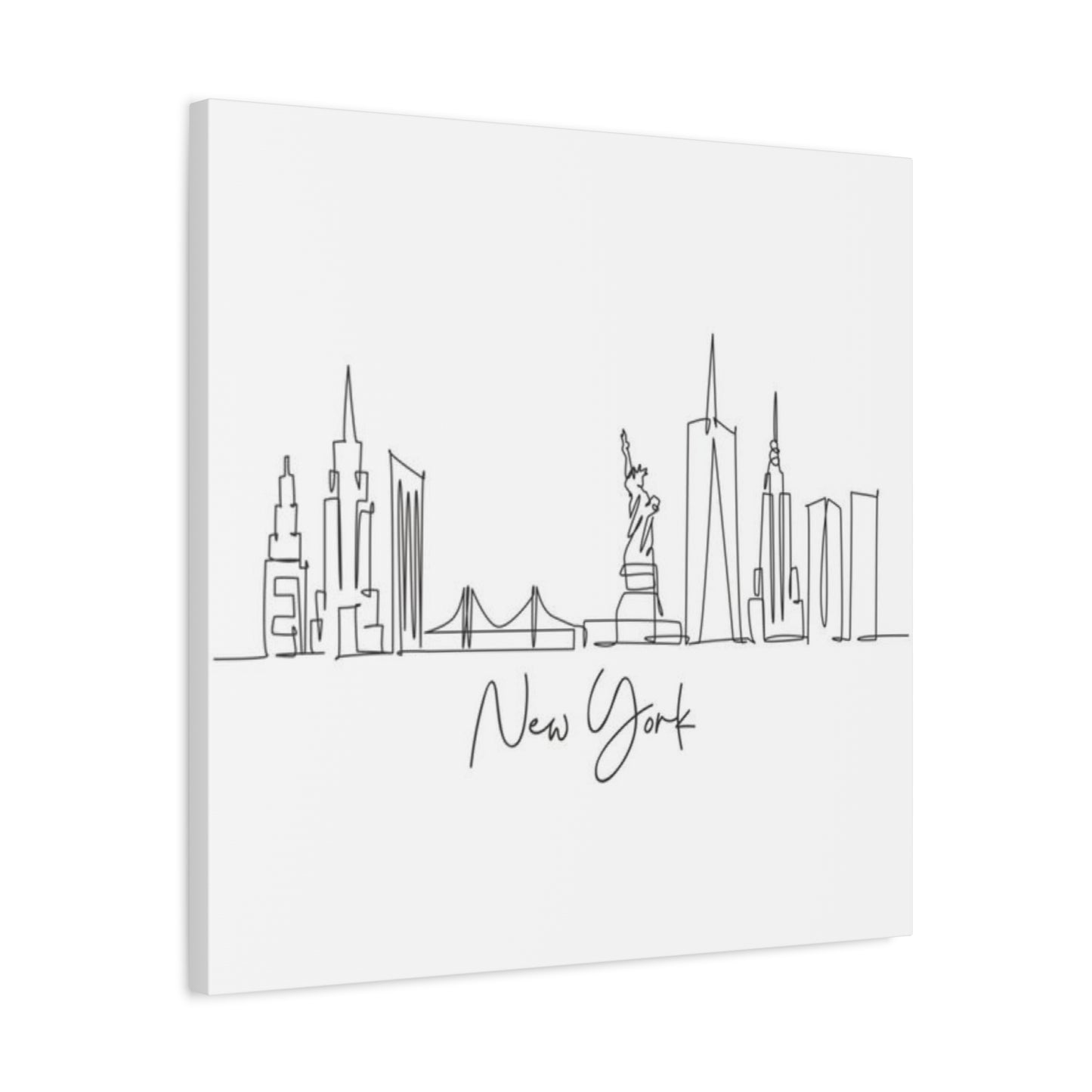 Drawing Of Skylines NYC Skyline Wall Art & Canvas Prints