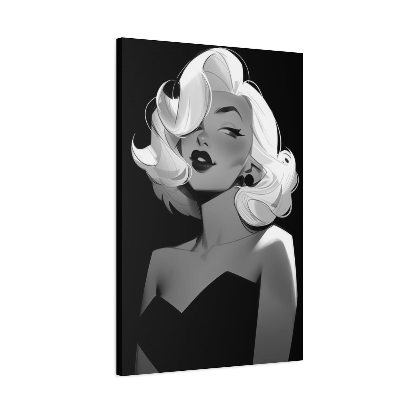 Beautiful Marilyn Monroe Cartoon Wall Art & Canvas Prints