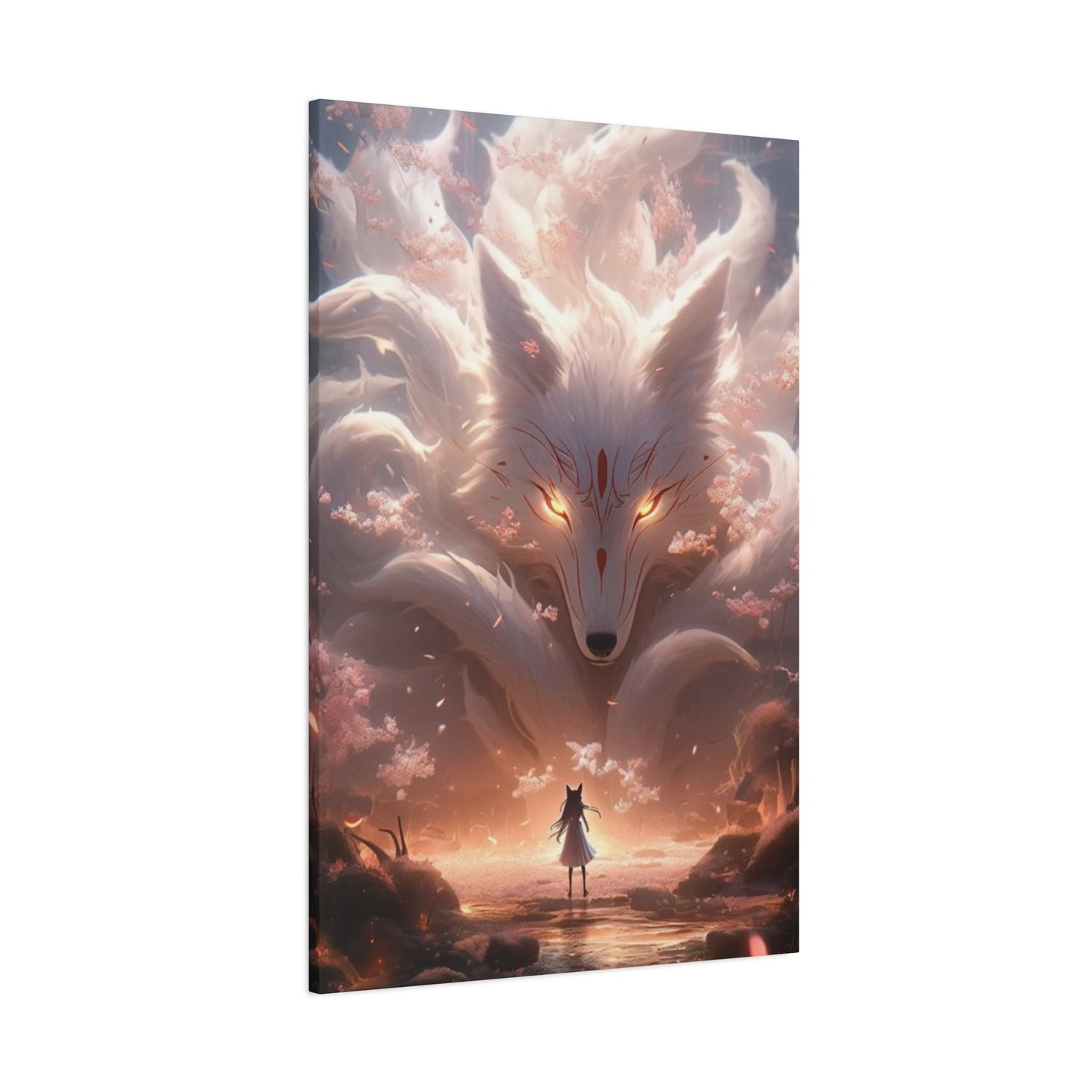 White Fox Queen Wall Art & Canvas Prints