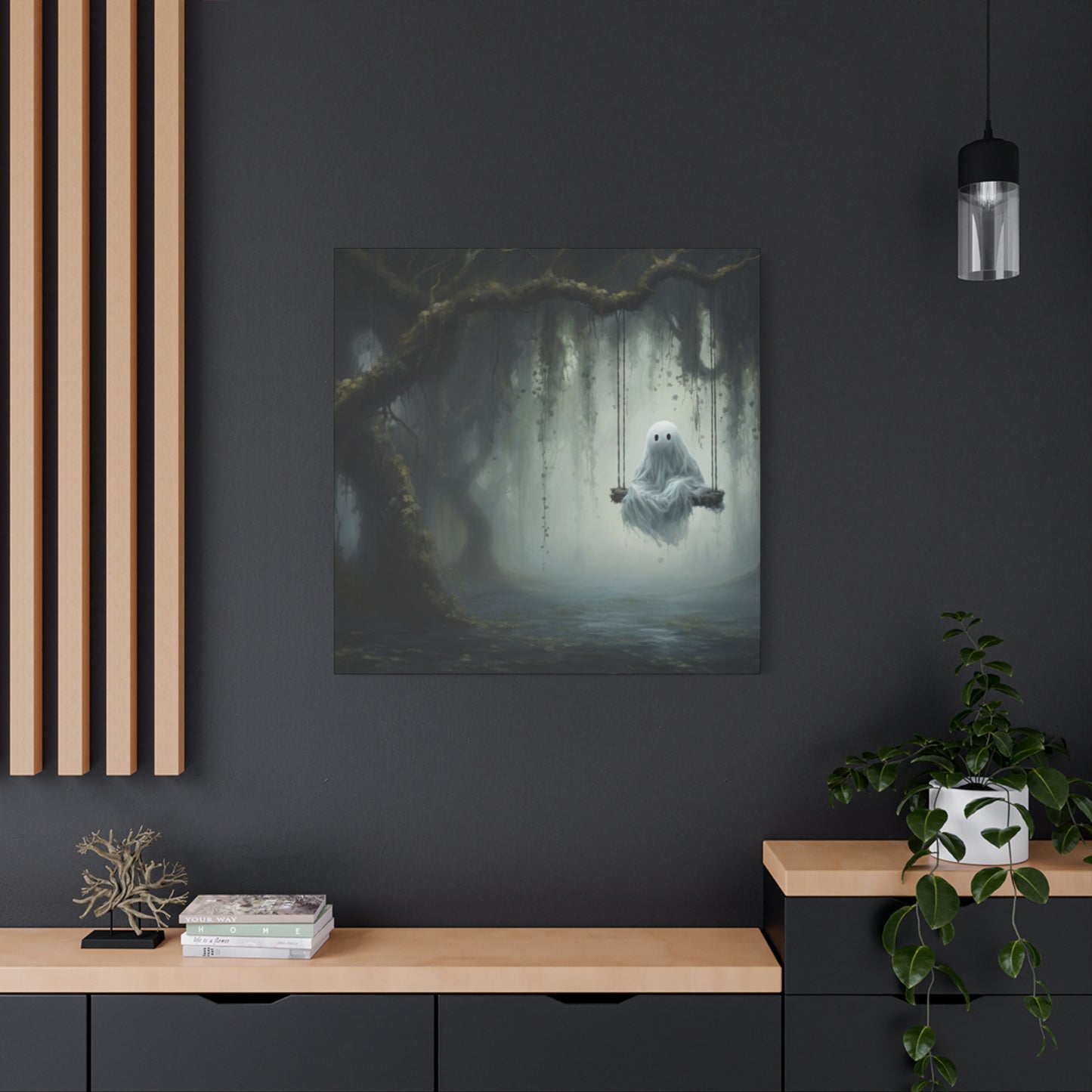 Swinging Ghost Wall Art & Canvas Prints