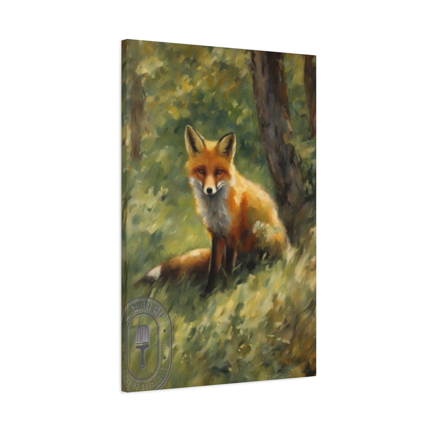 The Abstract Red Fox Portrait Wall Art & Canvas Prints