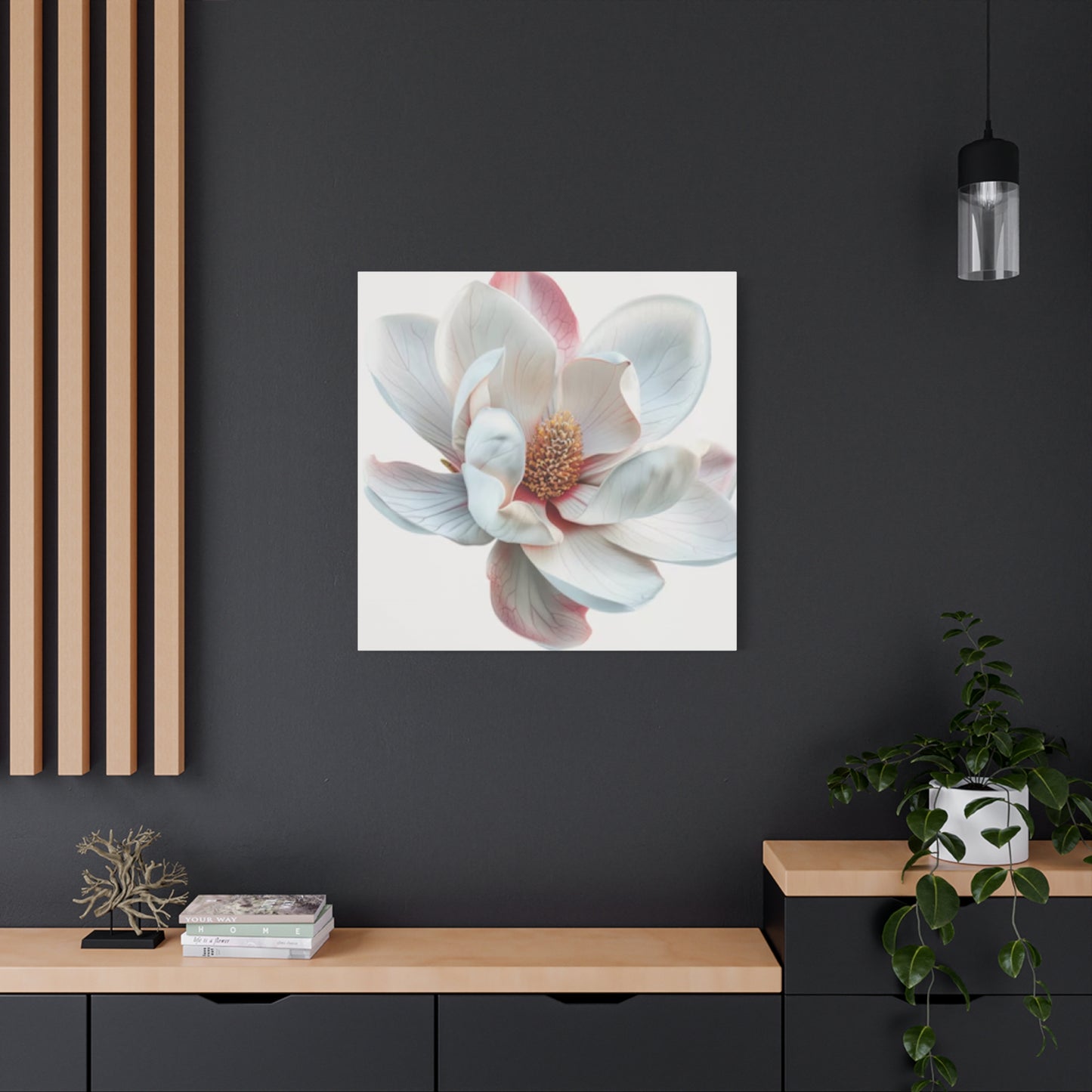 Pink Magnolia Flower Wall Art & Canvas Prints