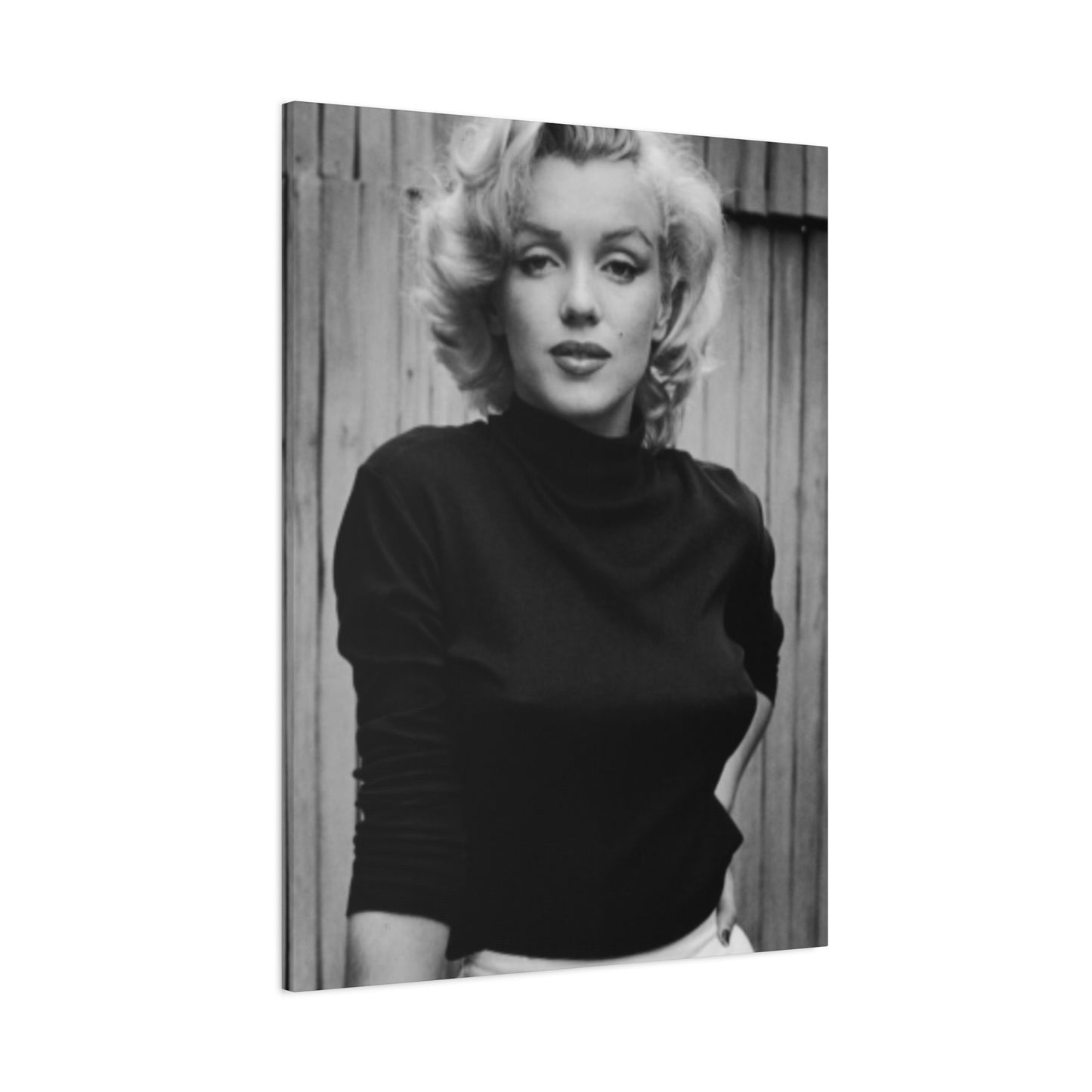 Black & White Marilyn Monroe Beautiful Poster Wall Art & Canvas Prints