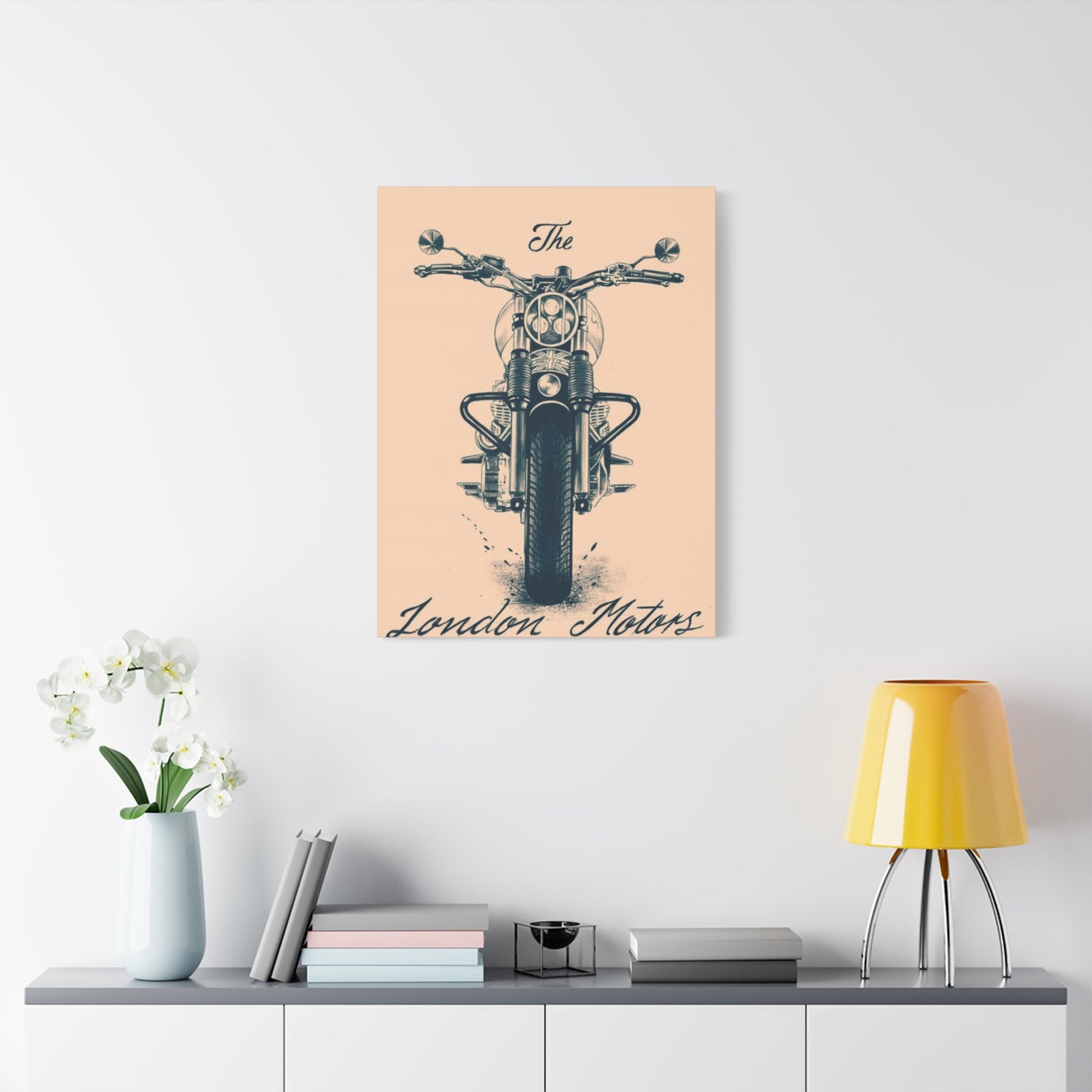 The London Motors Motorcycle Wall Art & Canvas Prints