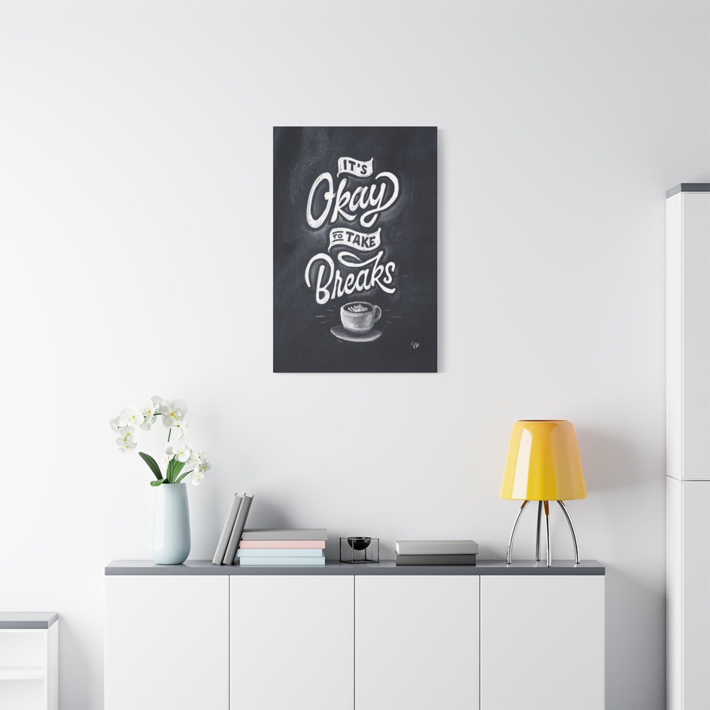 Coffee Chalkboard Wall Art & Canvas Prints