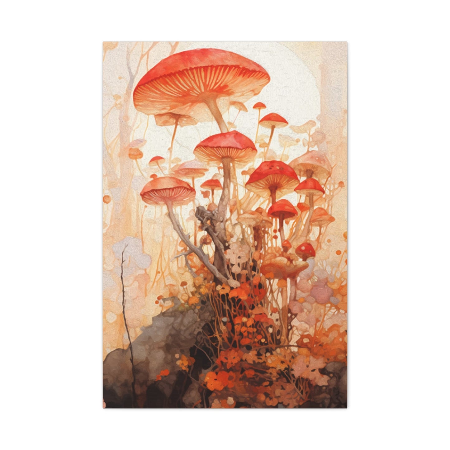 Mushroom Family Wall Art & Canvas Prints