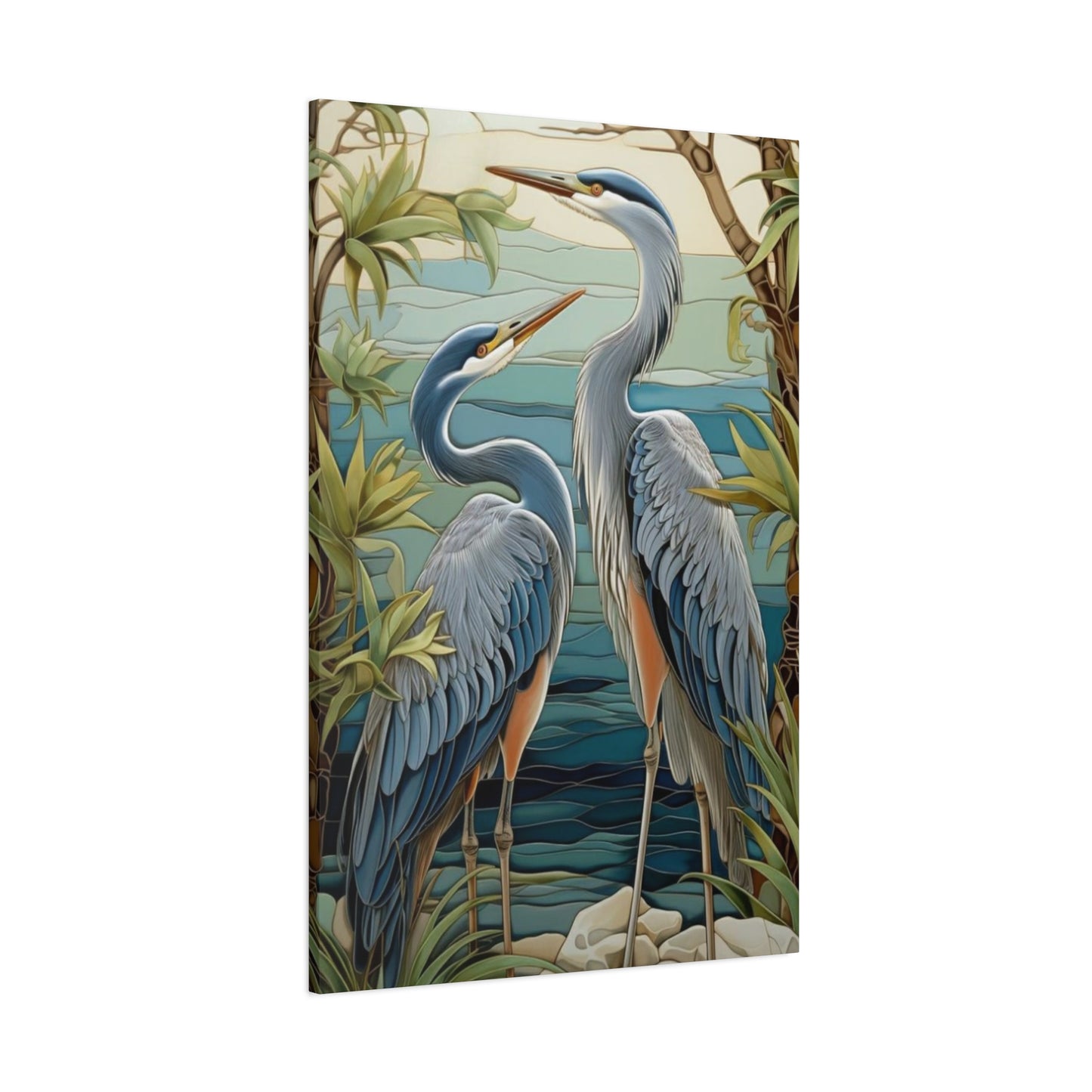 Herons in Wild Wall Art & Canvas Prints