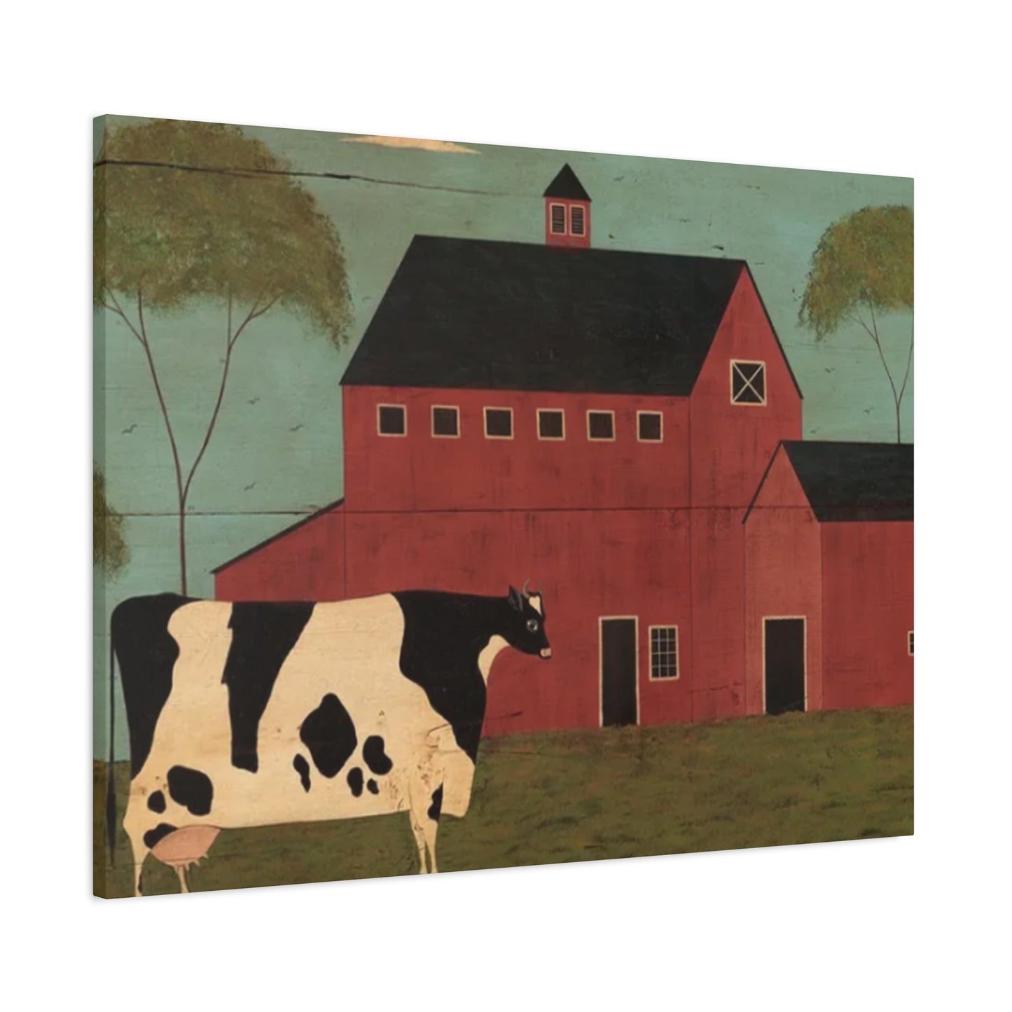 Cow in The Farm Kimble Warren Wall Art & Canvas Prints