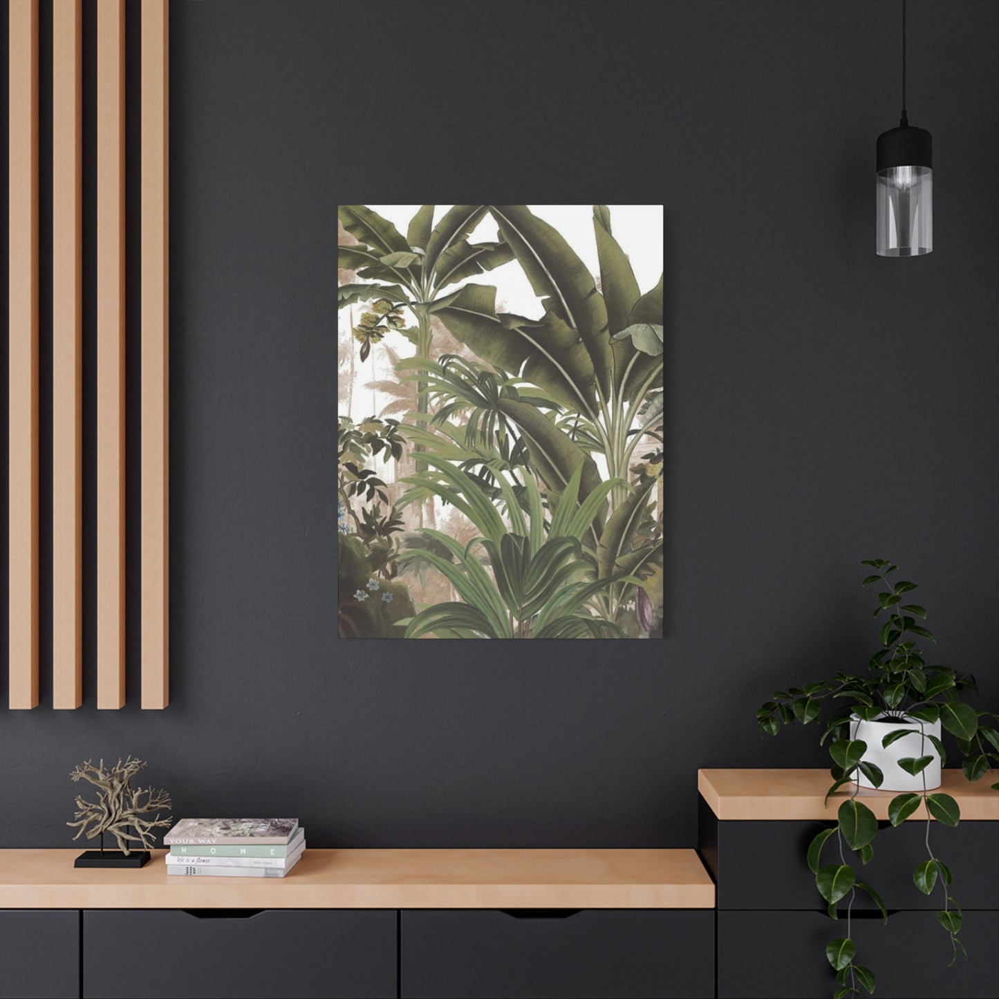 Palm Tree In Forest Wall Art & Canvas Prints