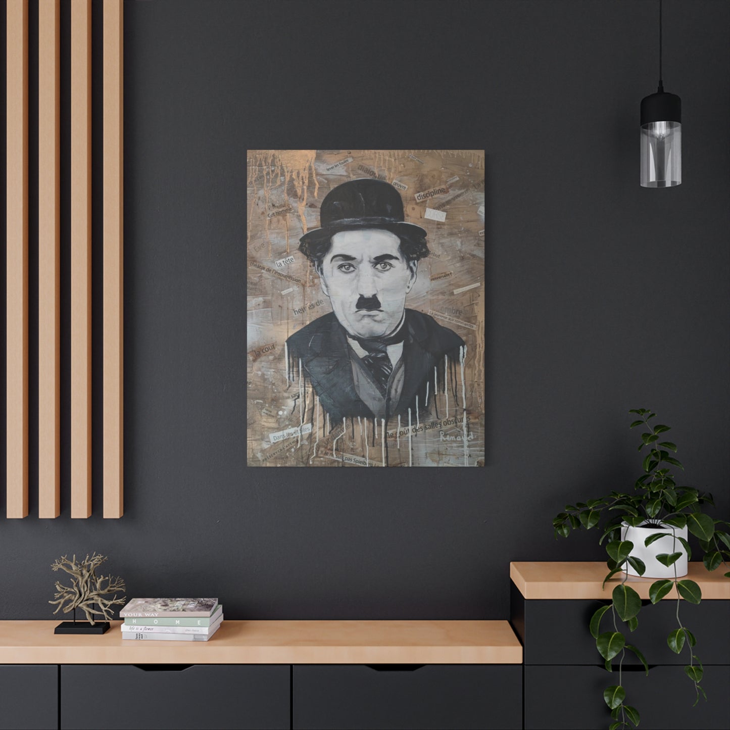 Charlie Chaplin Man Cave Decor Wall Art & Canvas Prints