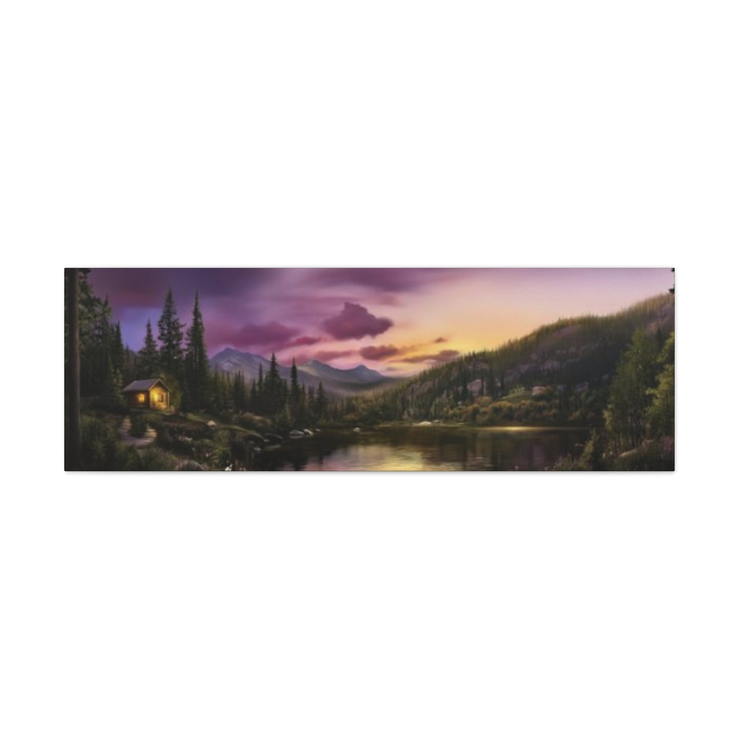 Evening In Wildlife Panoramas Wall Art & Canvas Prints