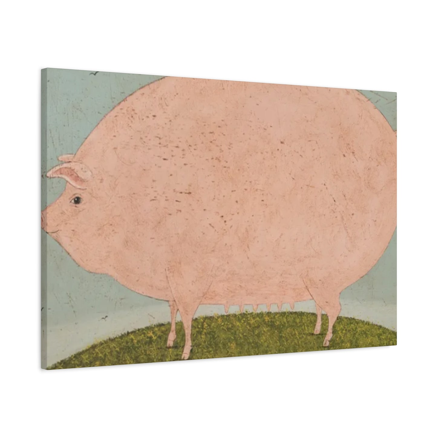 Fat Pig Kimble Warren Wall Art & Canvas Prints