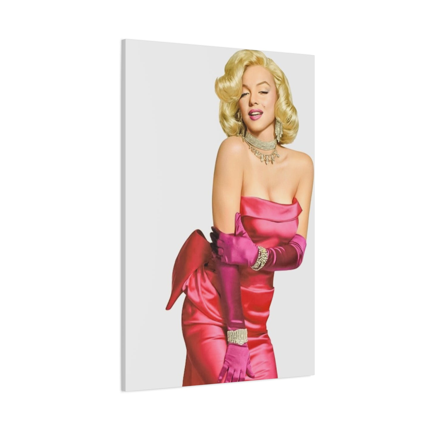 Beautiful Dress Of Marilyn Monroe Wall Art & Canvas Prints