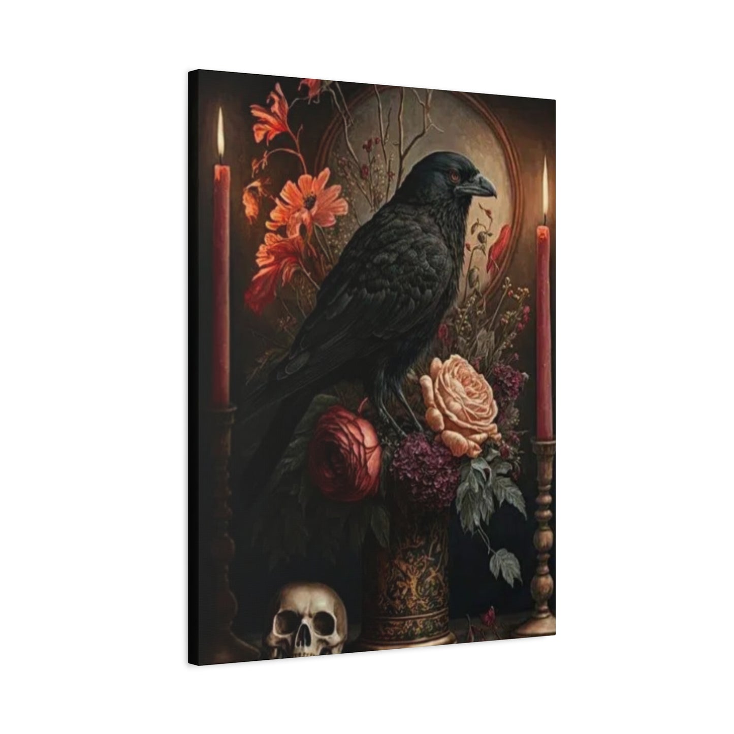 Scary Crow Halloween Wall Art & Canvas Prints