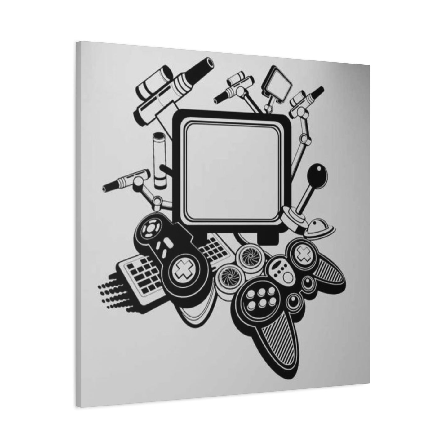 Gaming Doodle Wall Art & Canvas Prints